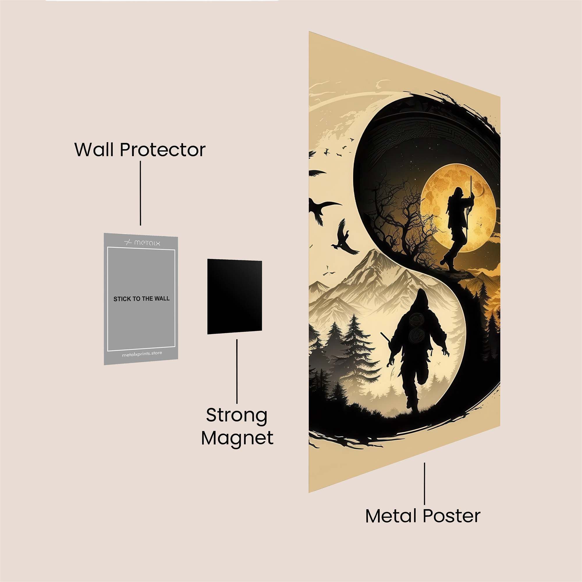 Journey Duality Safe Wall Magnetic / M