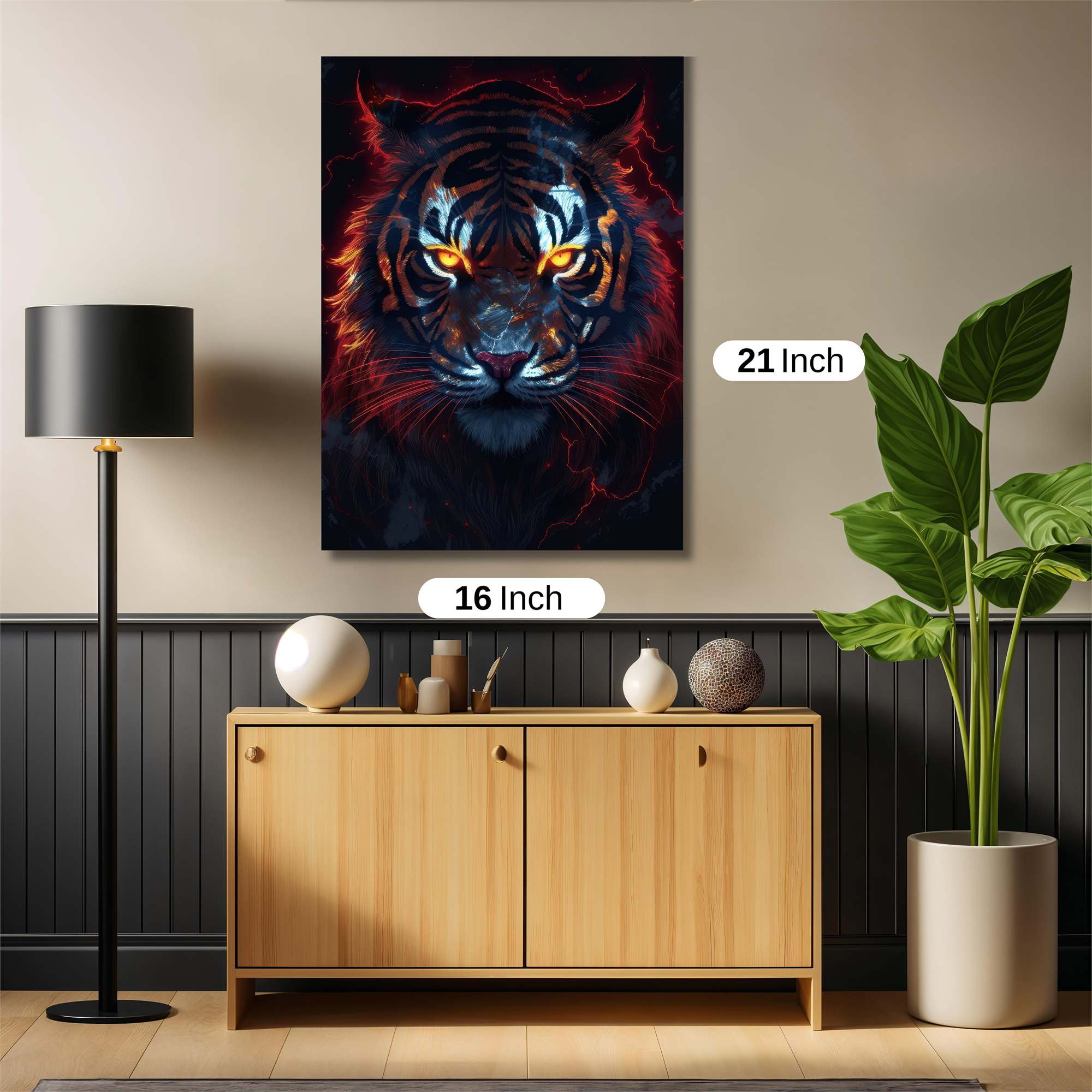 Tiger Blaze Safe Wall Magnetic / M