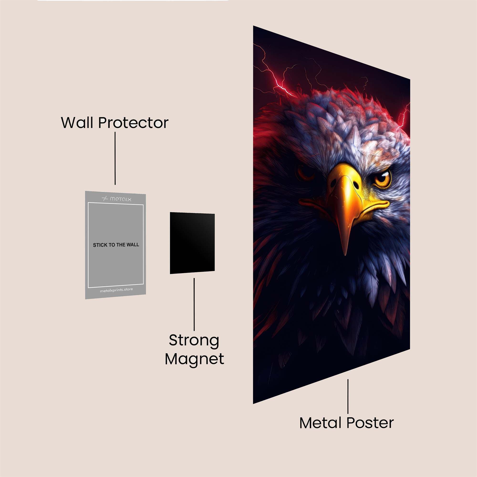 Eagle Thunder Safe Wall Magnetic / M