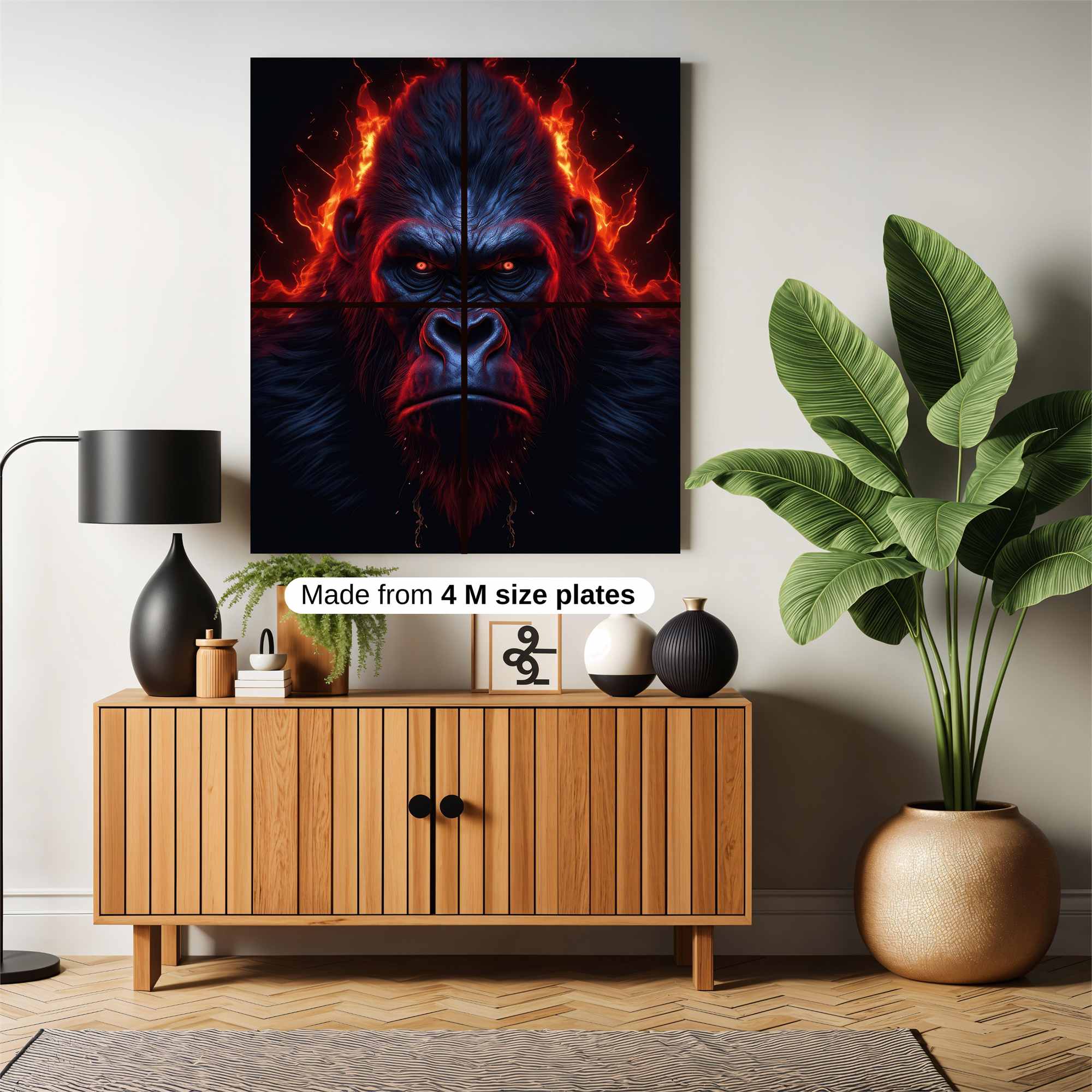 Gorilla Inferno Safe Wall Magnetic / M