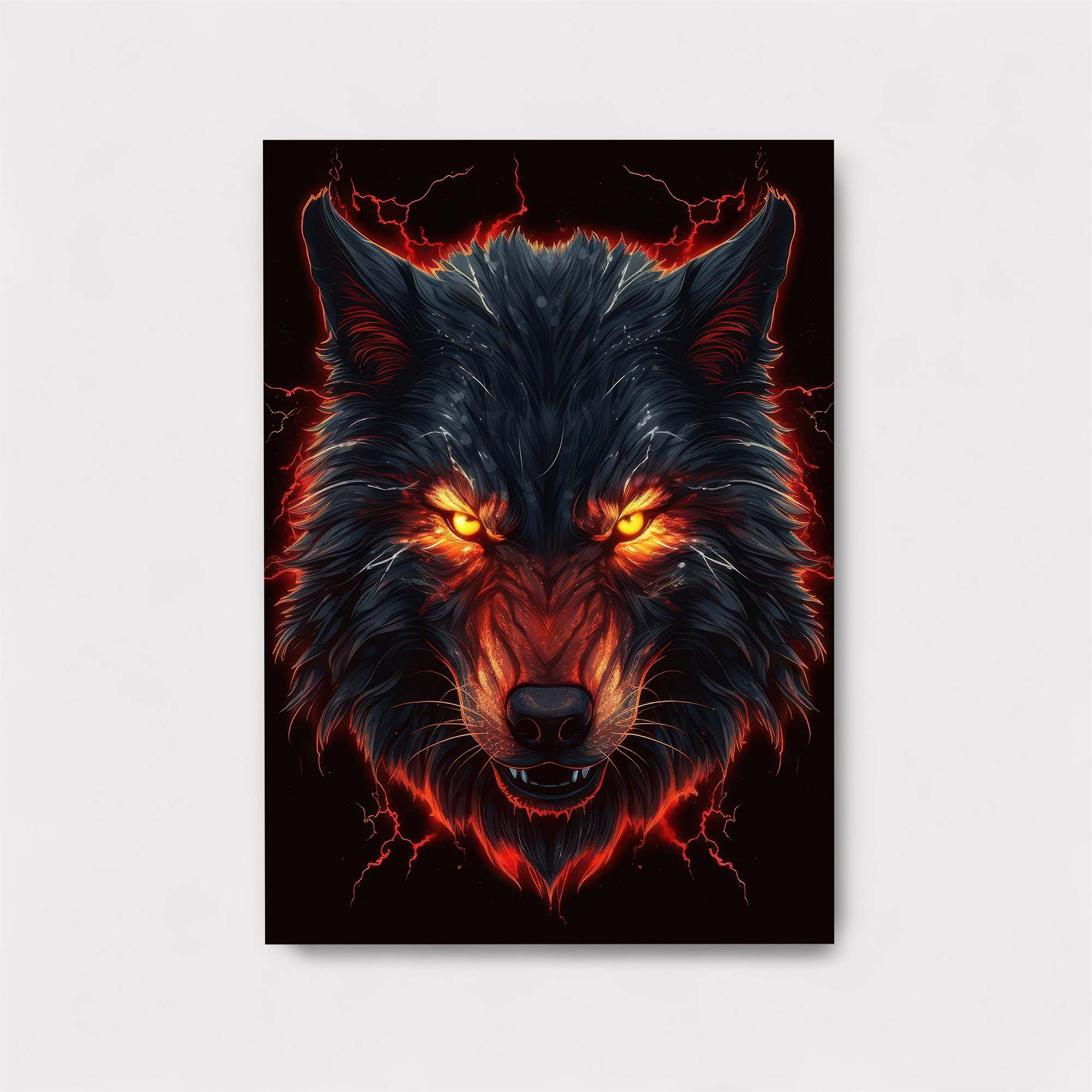 Wolf Inferno Safe Wall Magnetic / M