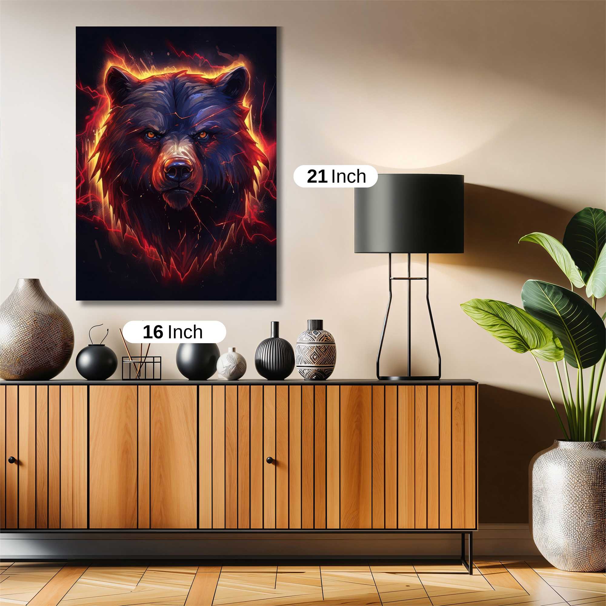 Bear Inferno Safe Wall Magnetic / M