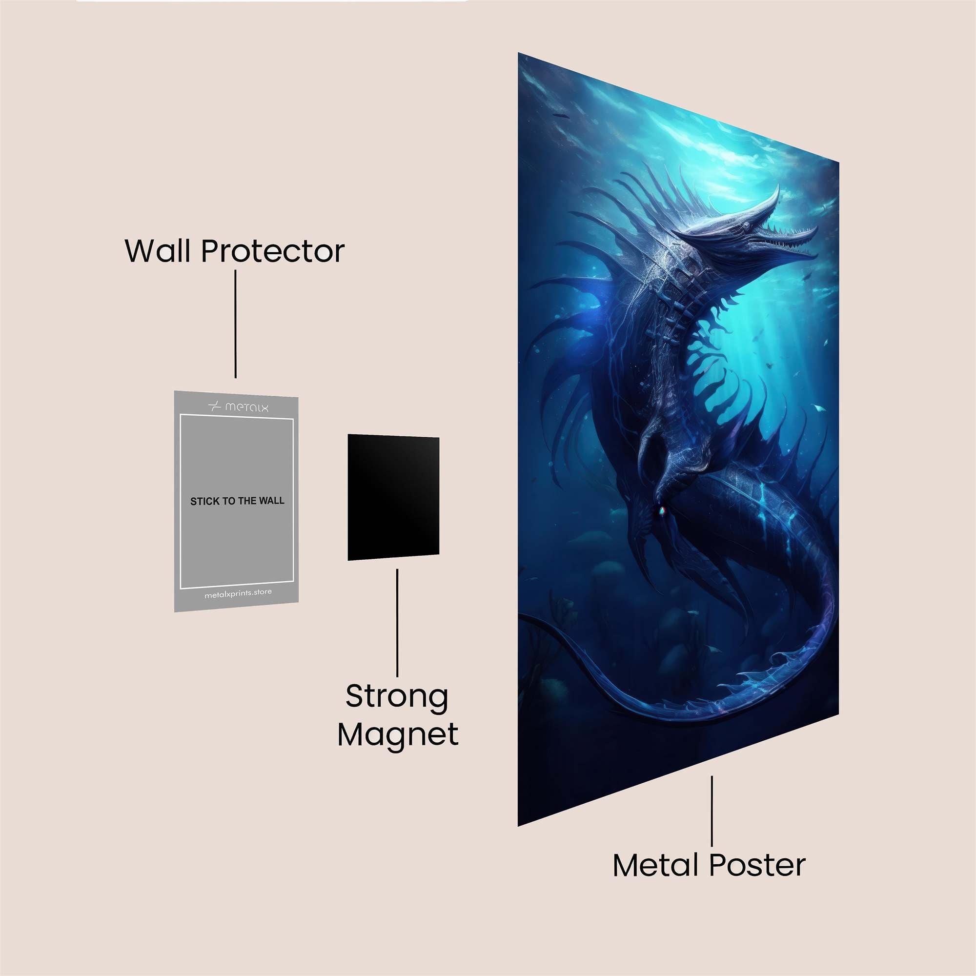 Leviathan Lurker Safe Wall Magnetic / M