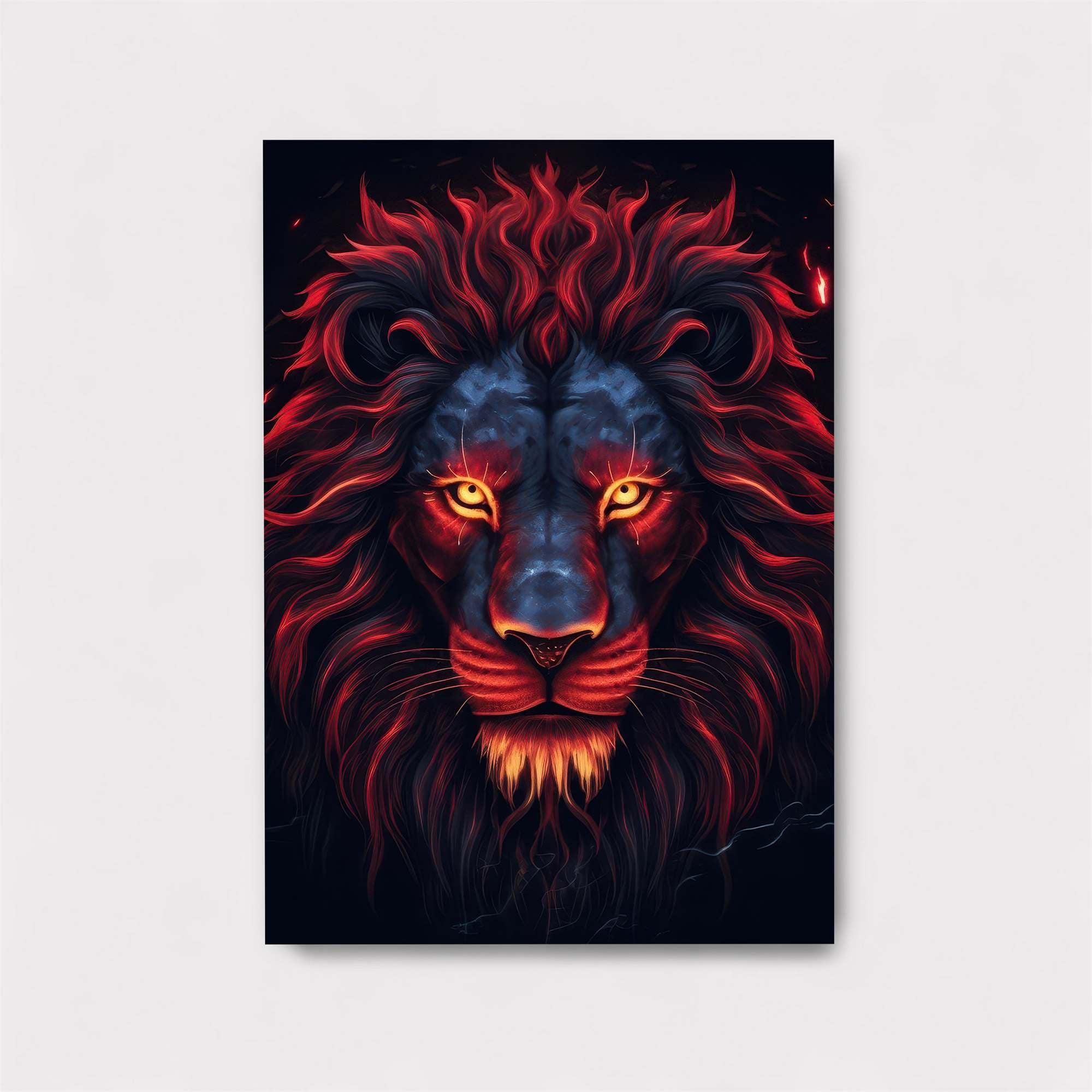 Lion Inferno Safe Wall Magnetic / M