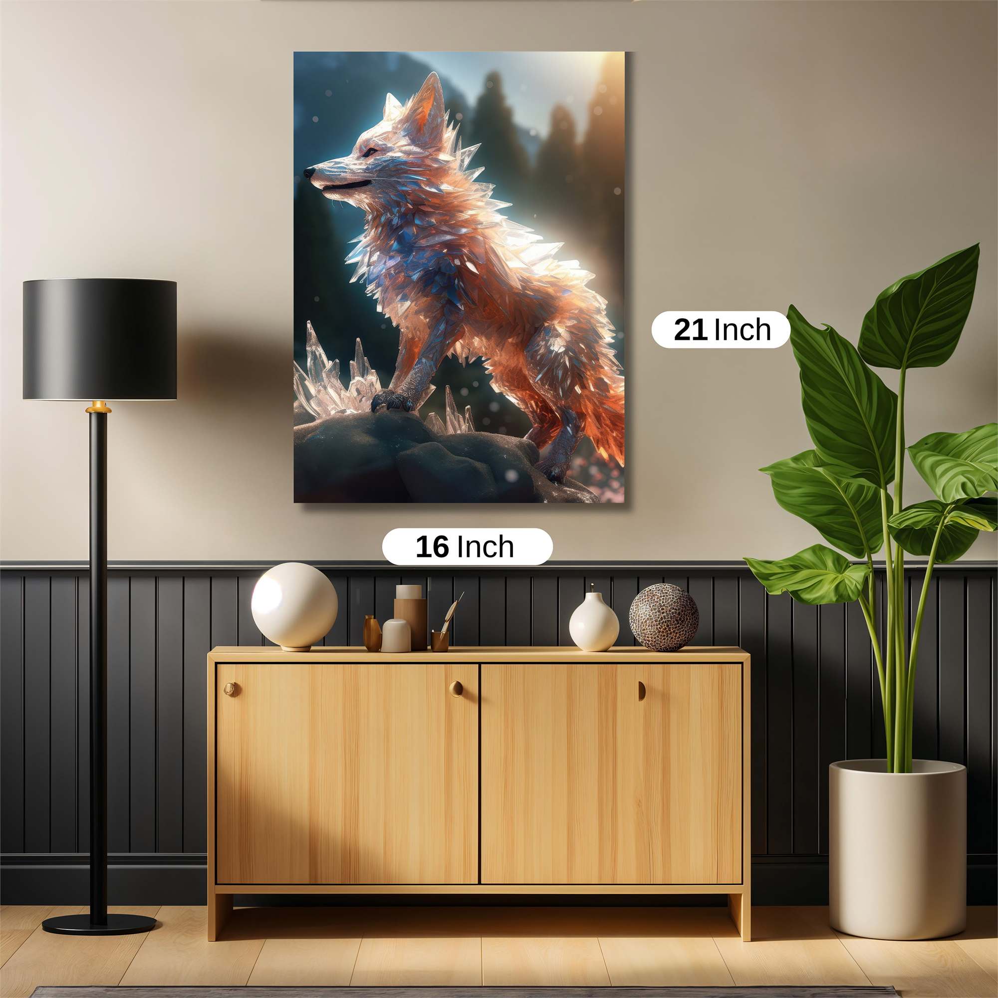 Crystal Serenity Safe Wall Magnetic / M