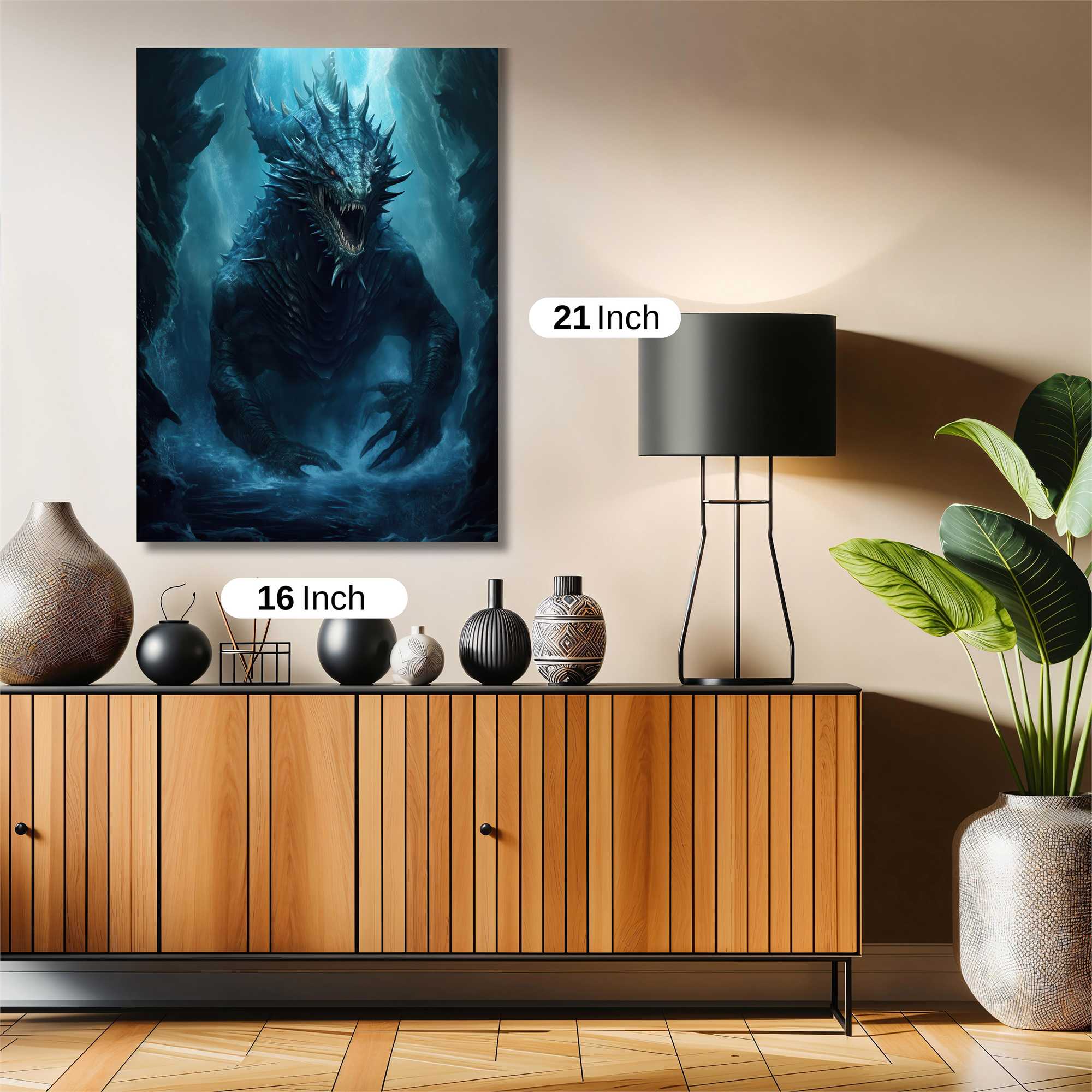 Dragon Menace Safe Wall Magnetic / M