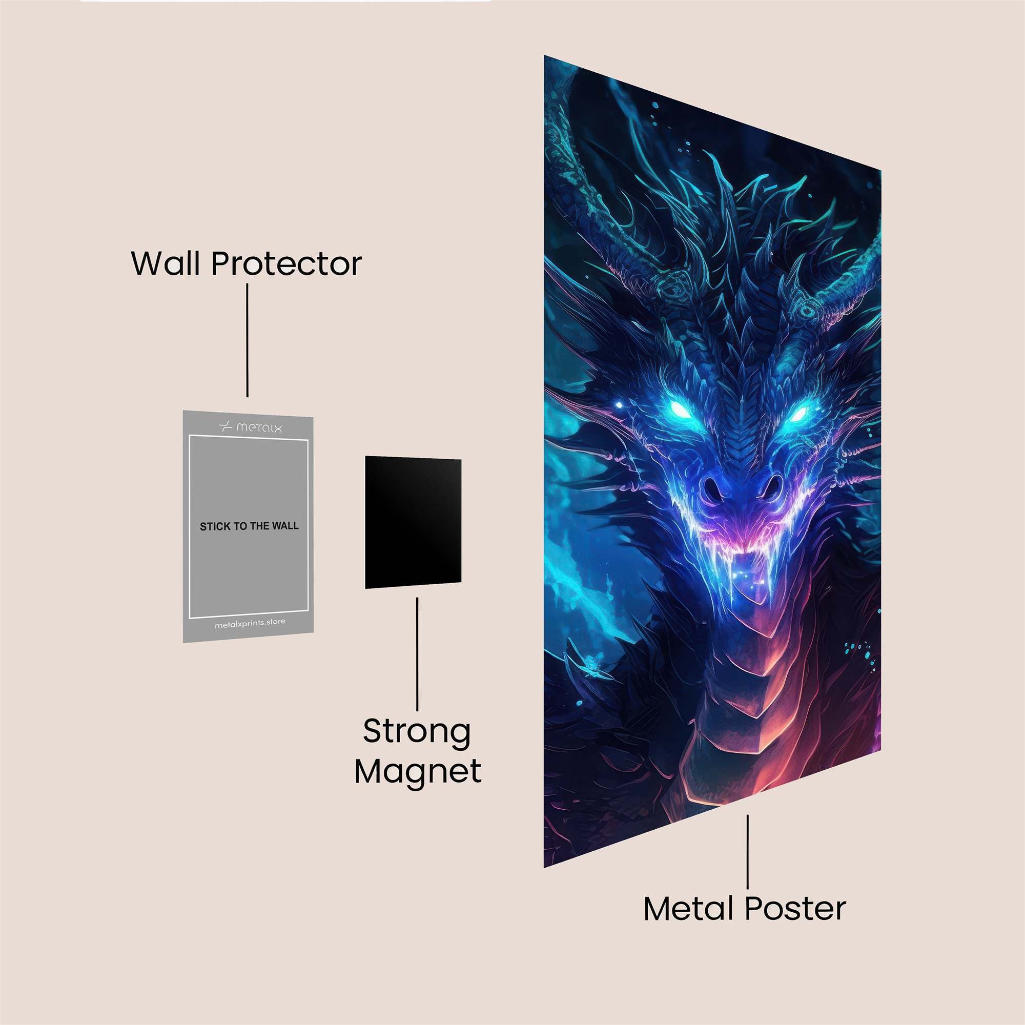 Dragon Radiance Safe Wall Magnetic / M