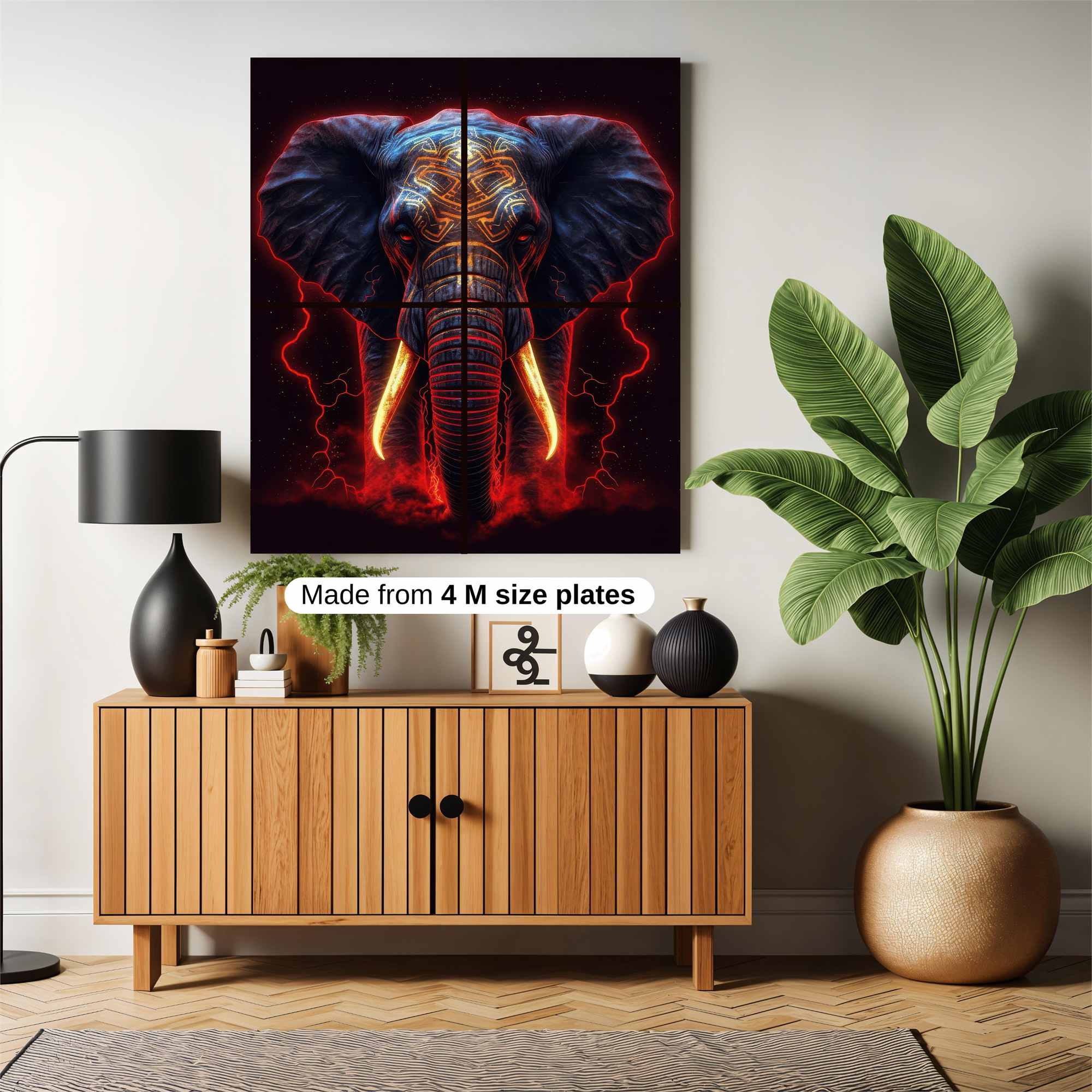 Elephant Blaze Safe Wall Magnetic / M