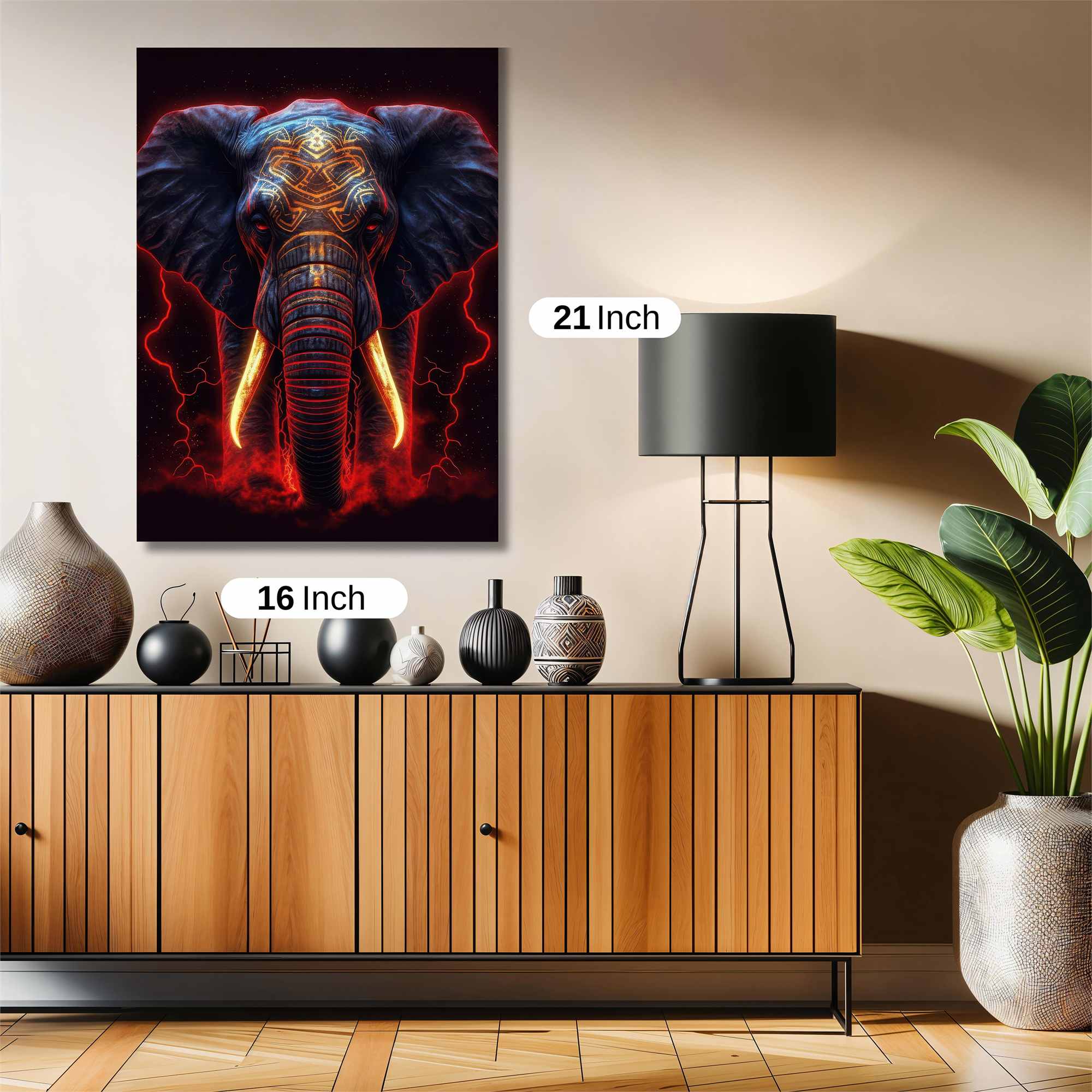 Elephant Blaze Safe Wall Magnetic / M