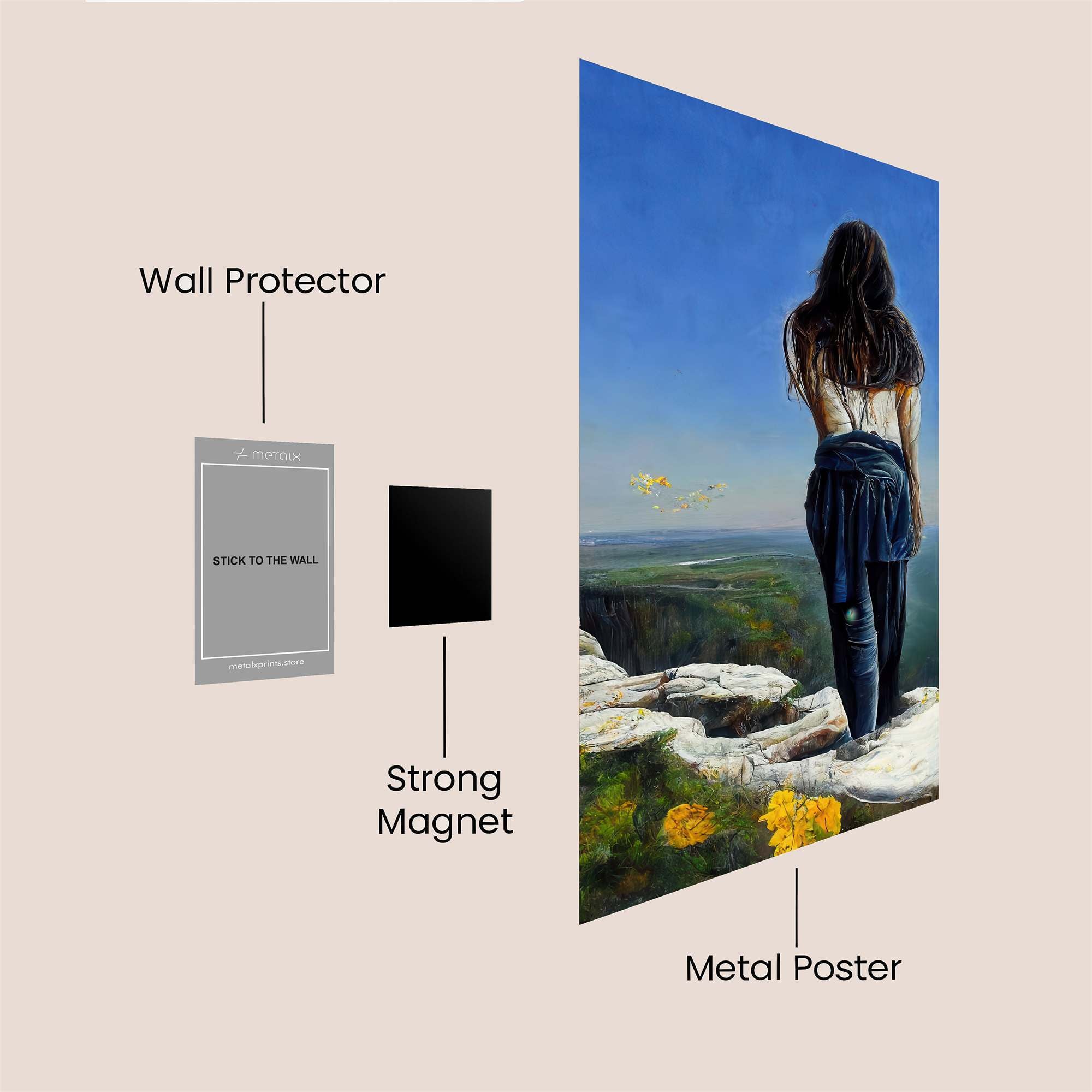 Freedom's Edge Safe Wall Magnetic / M