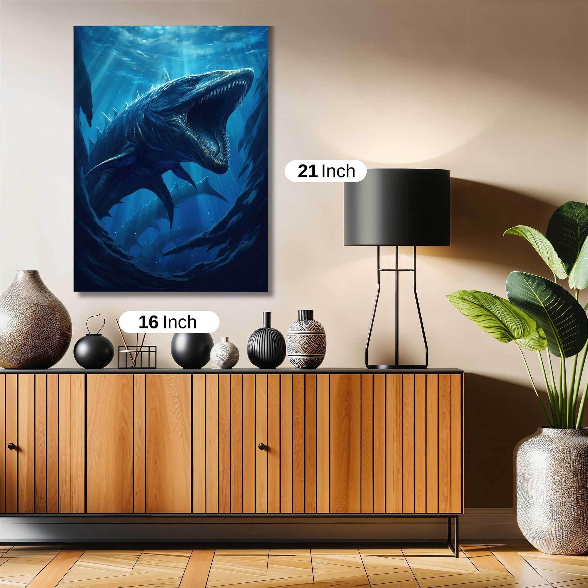 Mosasaur Menace Safe Wall Magnetic / M