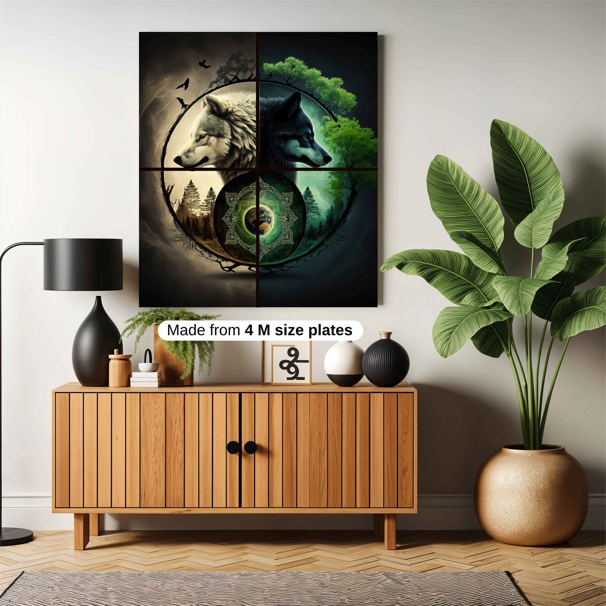 Wolves Harmony Safe Wall Magnetic / M