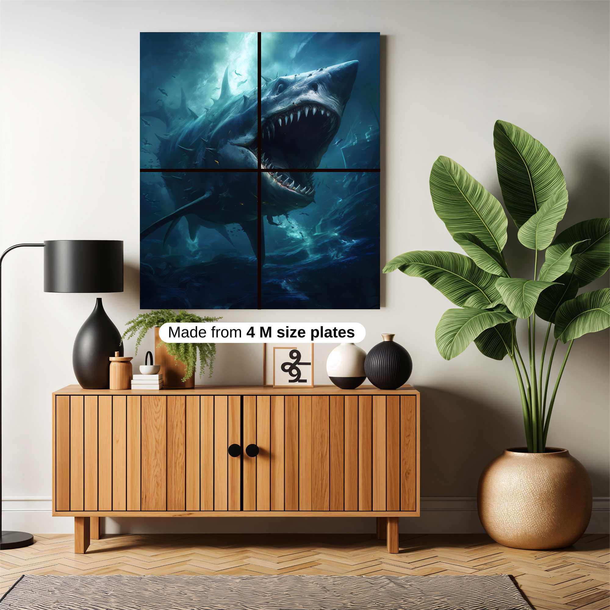 Megalodon Menace Safe Wall Magnetic / M
