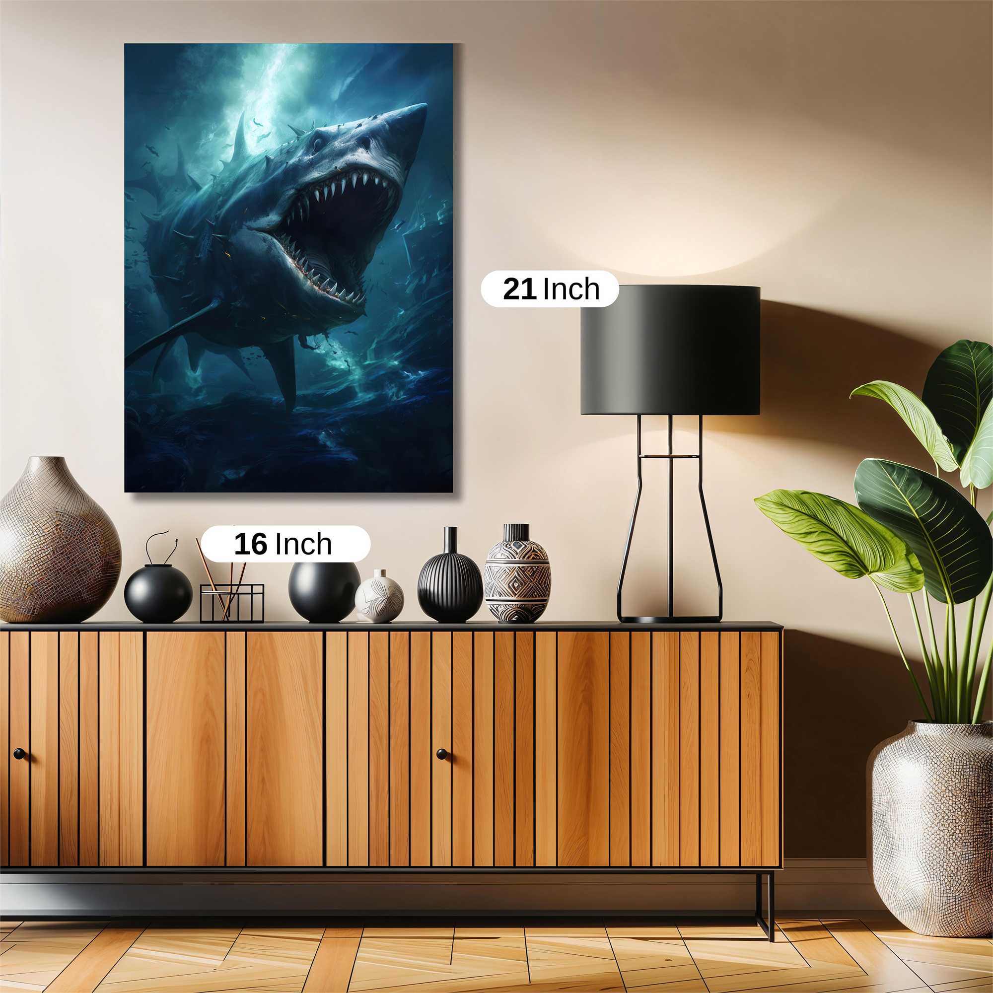 Megalodon Menace Safe Wall Magnetic / M