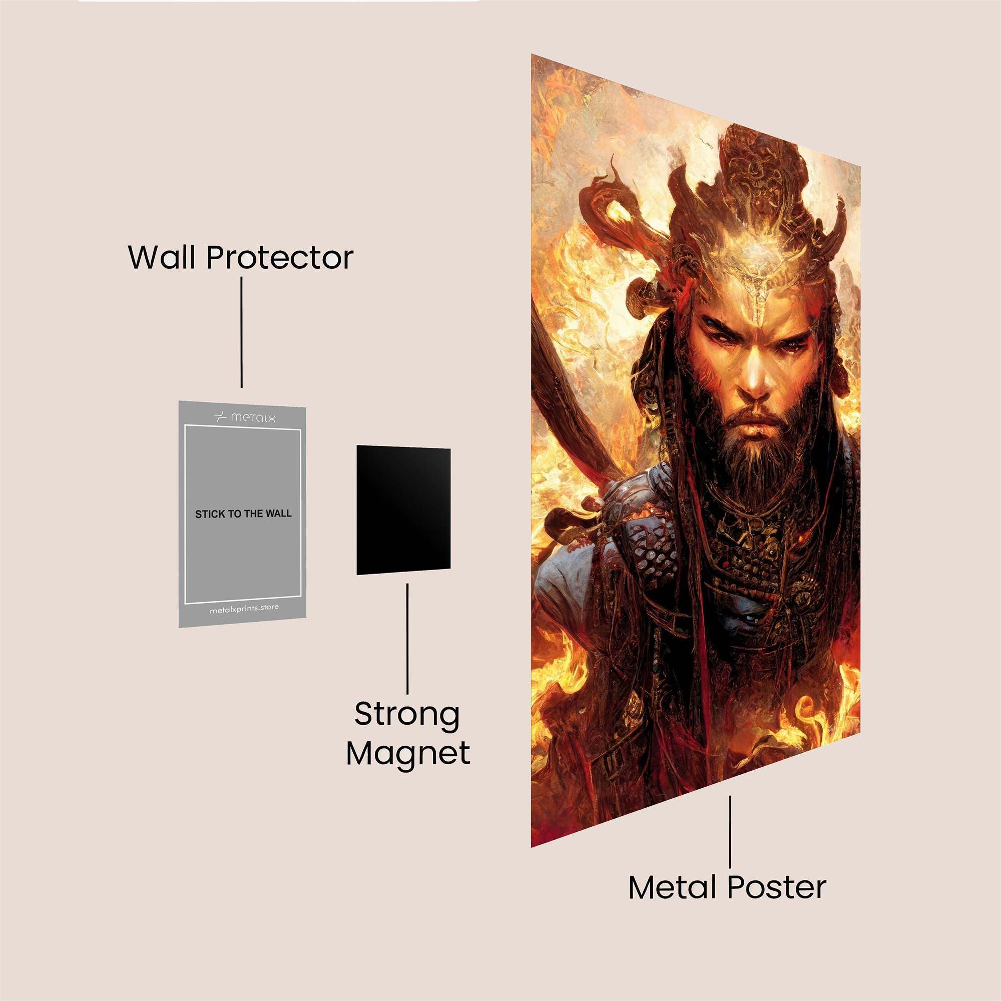Shiva Infernal Safe Wall Magnetic / M