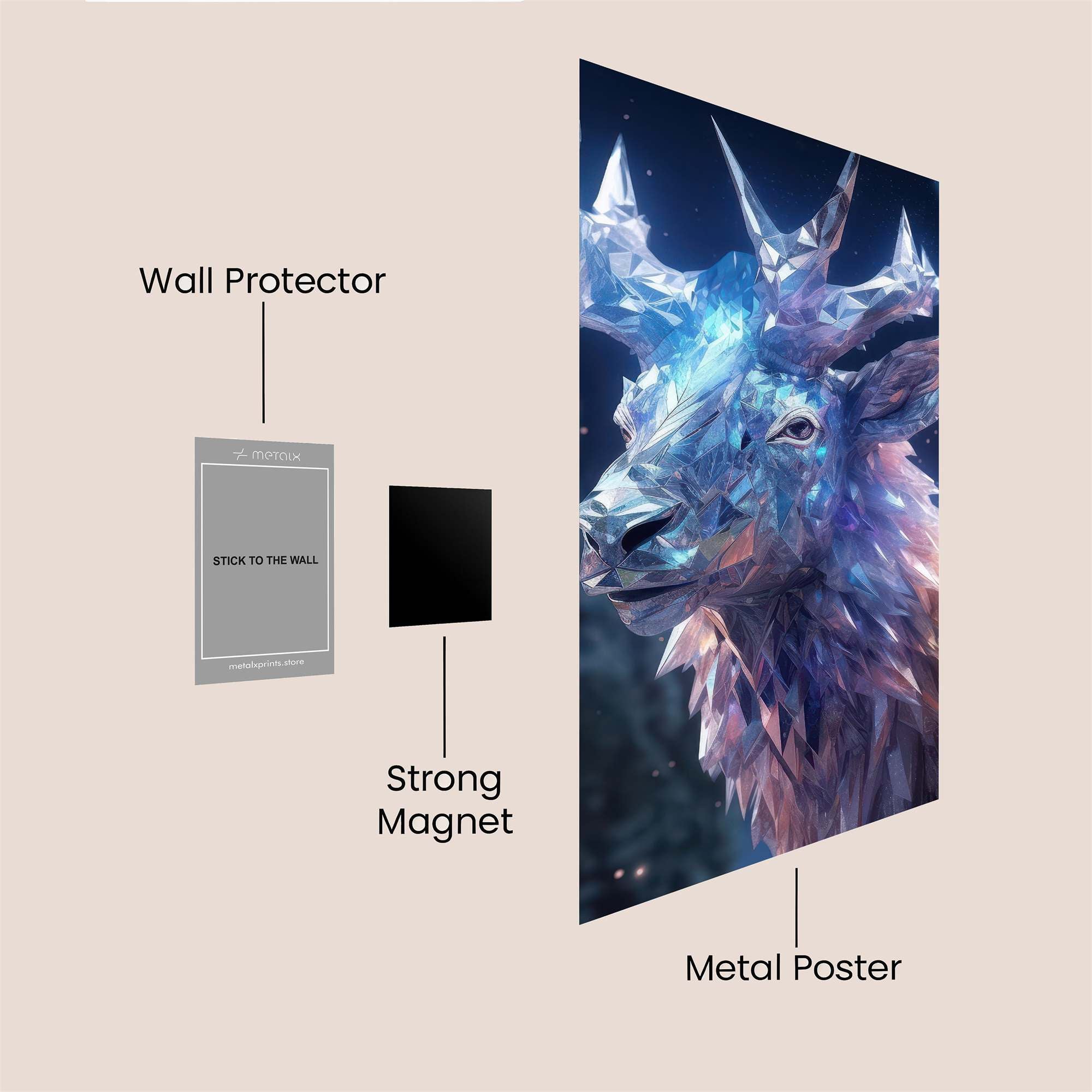 Crystal Majesty Safe Wall Magnetic / M