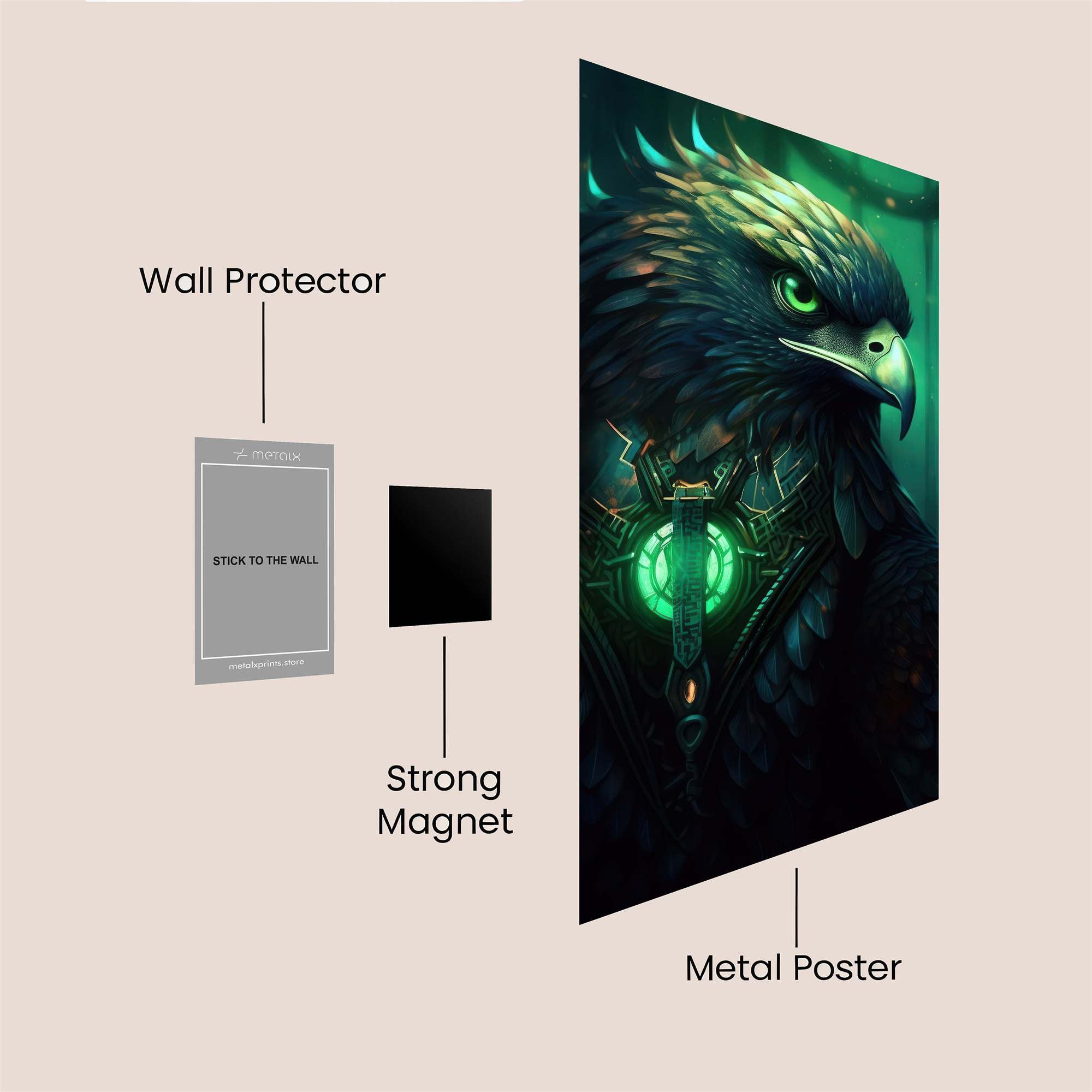 Eagle Enigma Safe Wall Magnetic / M