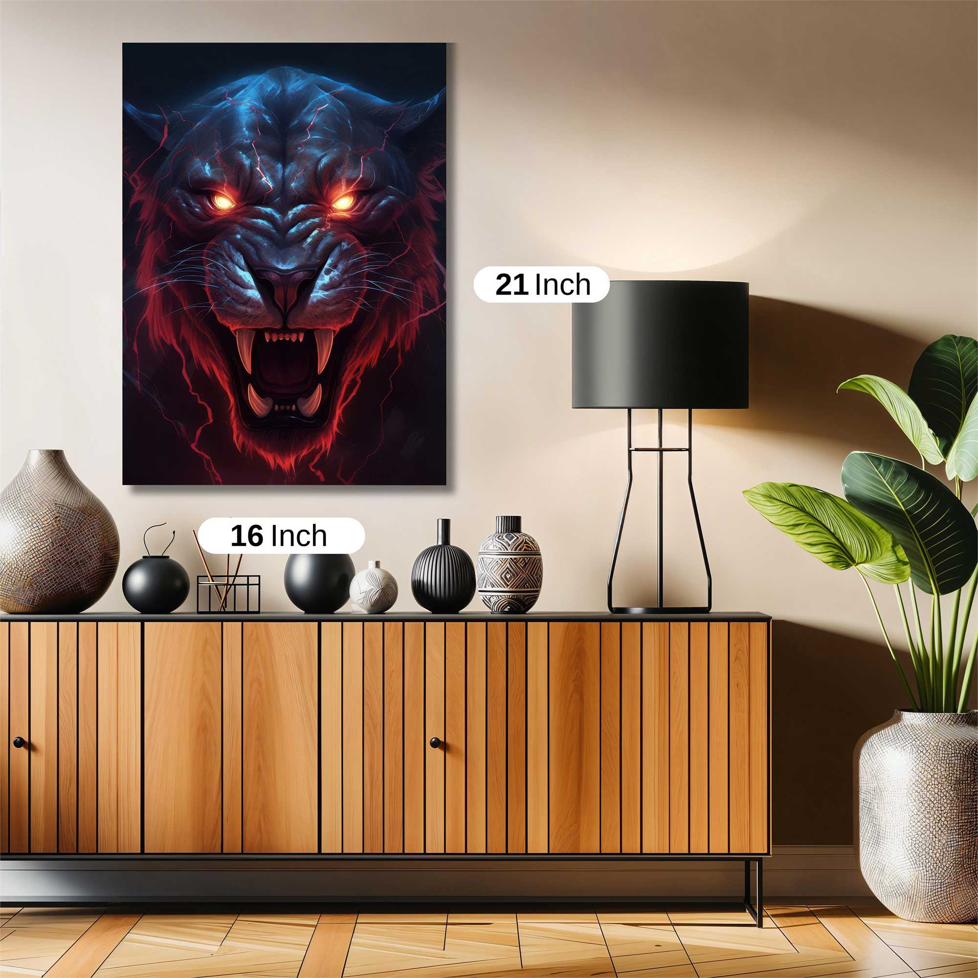 Tiger Inferno Safe Wall Magnetic / M