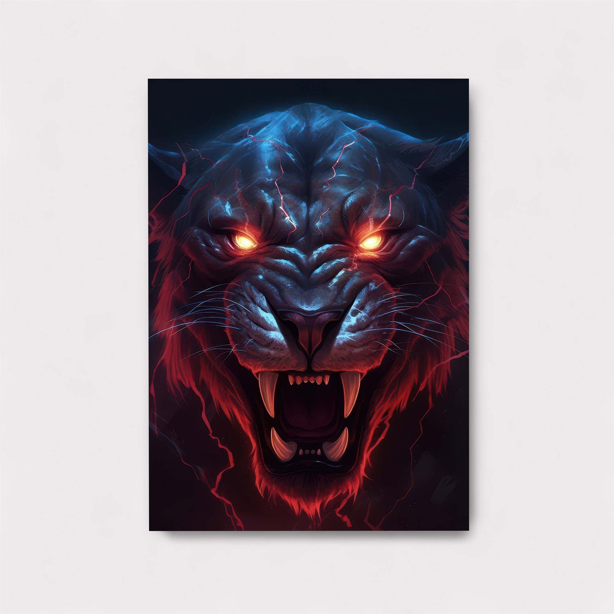 Tiger Inferno Safe Wall Magnetic / M