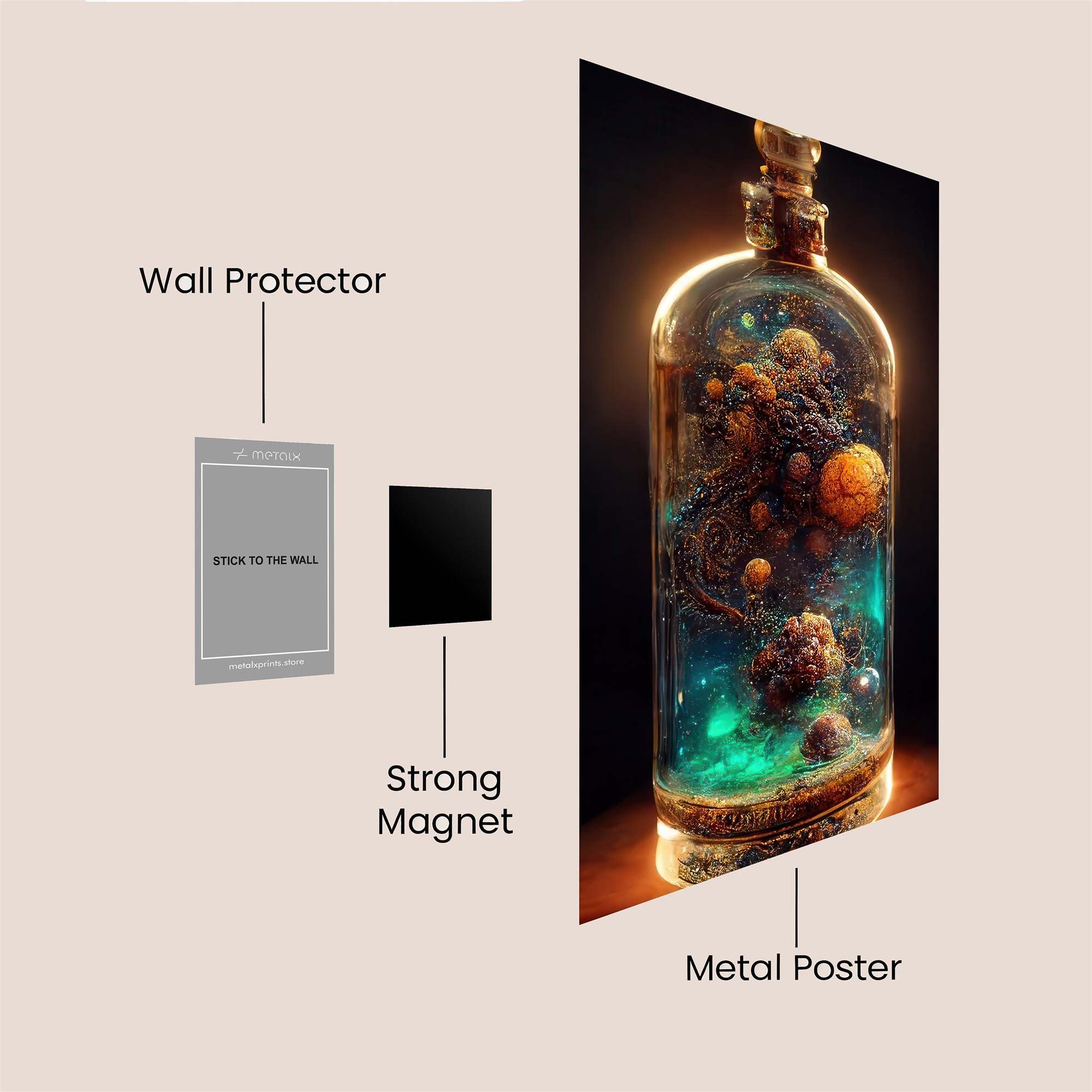 Cosmic Whimsy Safe Wall Magnetic / M