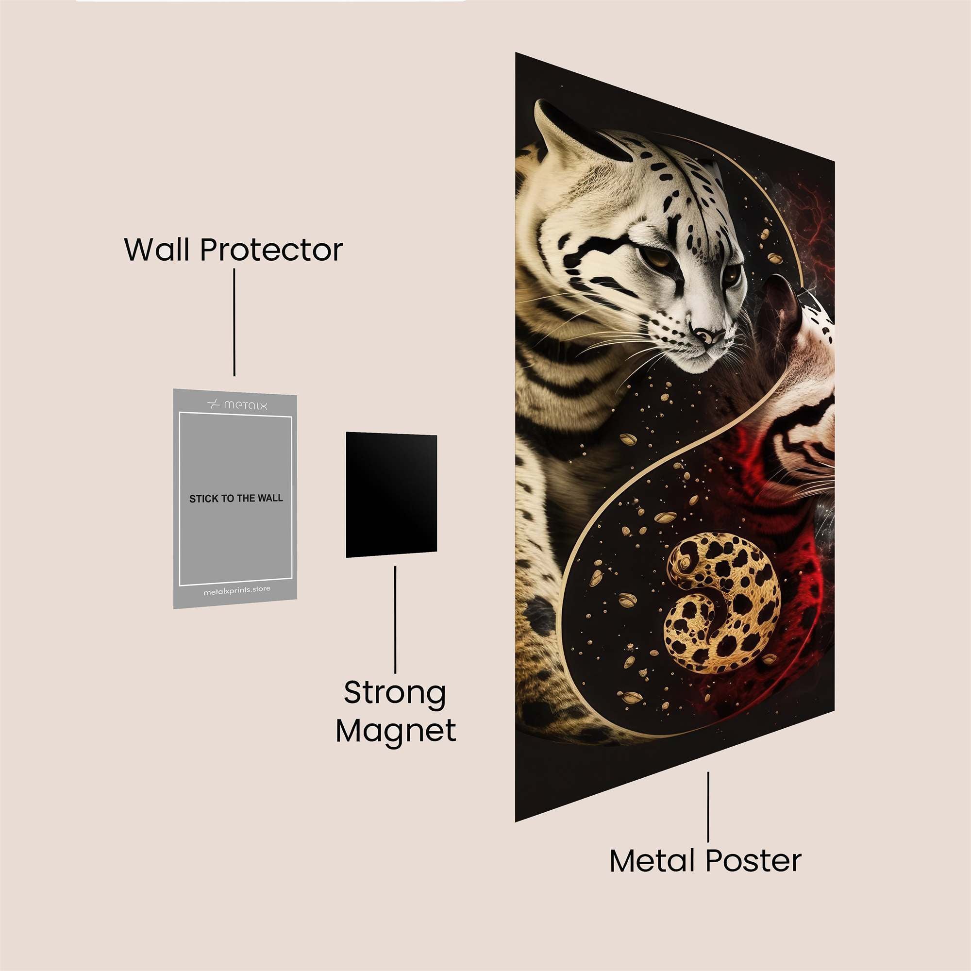Leopard Harmony Safe Wall Magnetic / M
