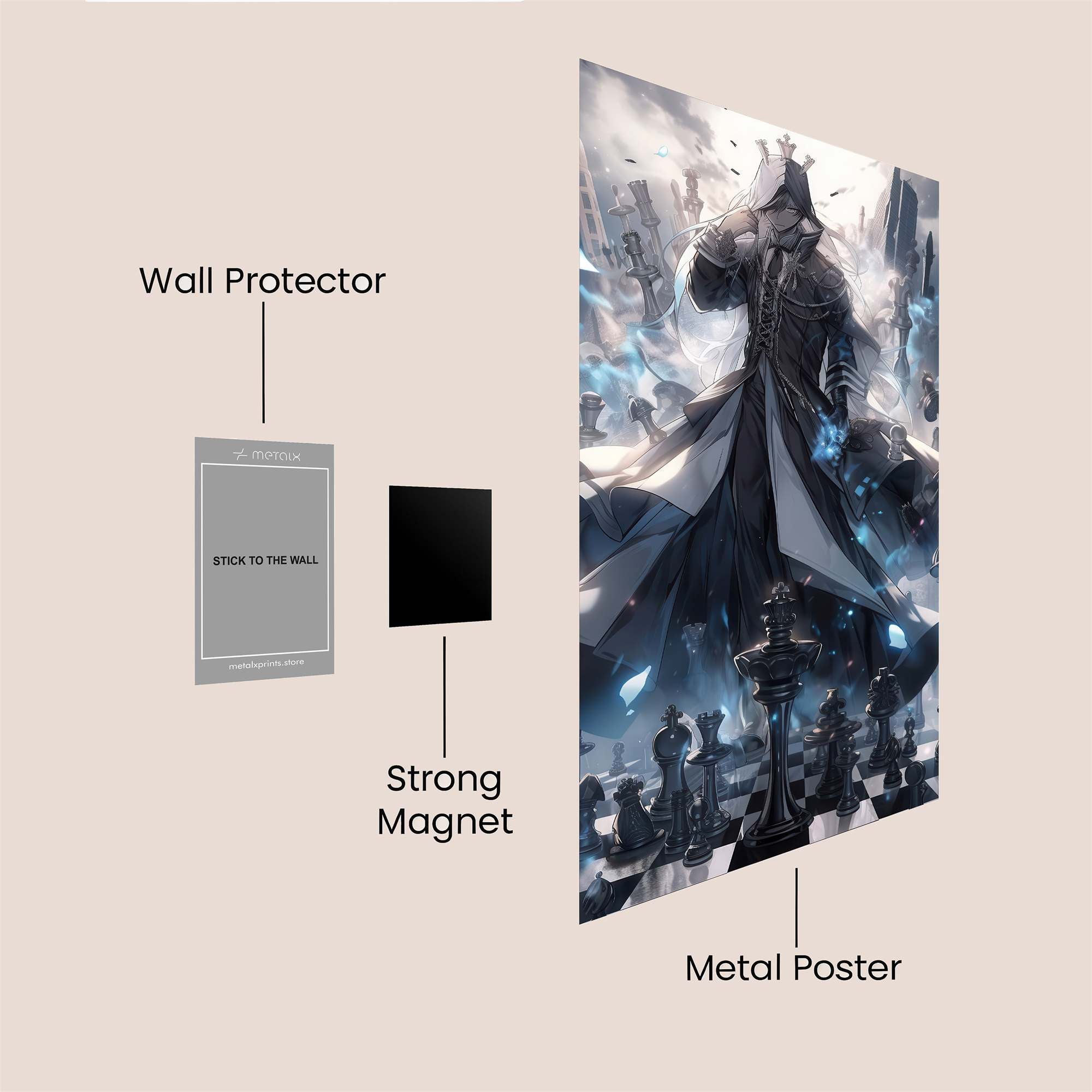 King Enigmatic Safe Wall Magnetic / M