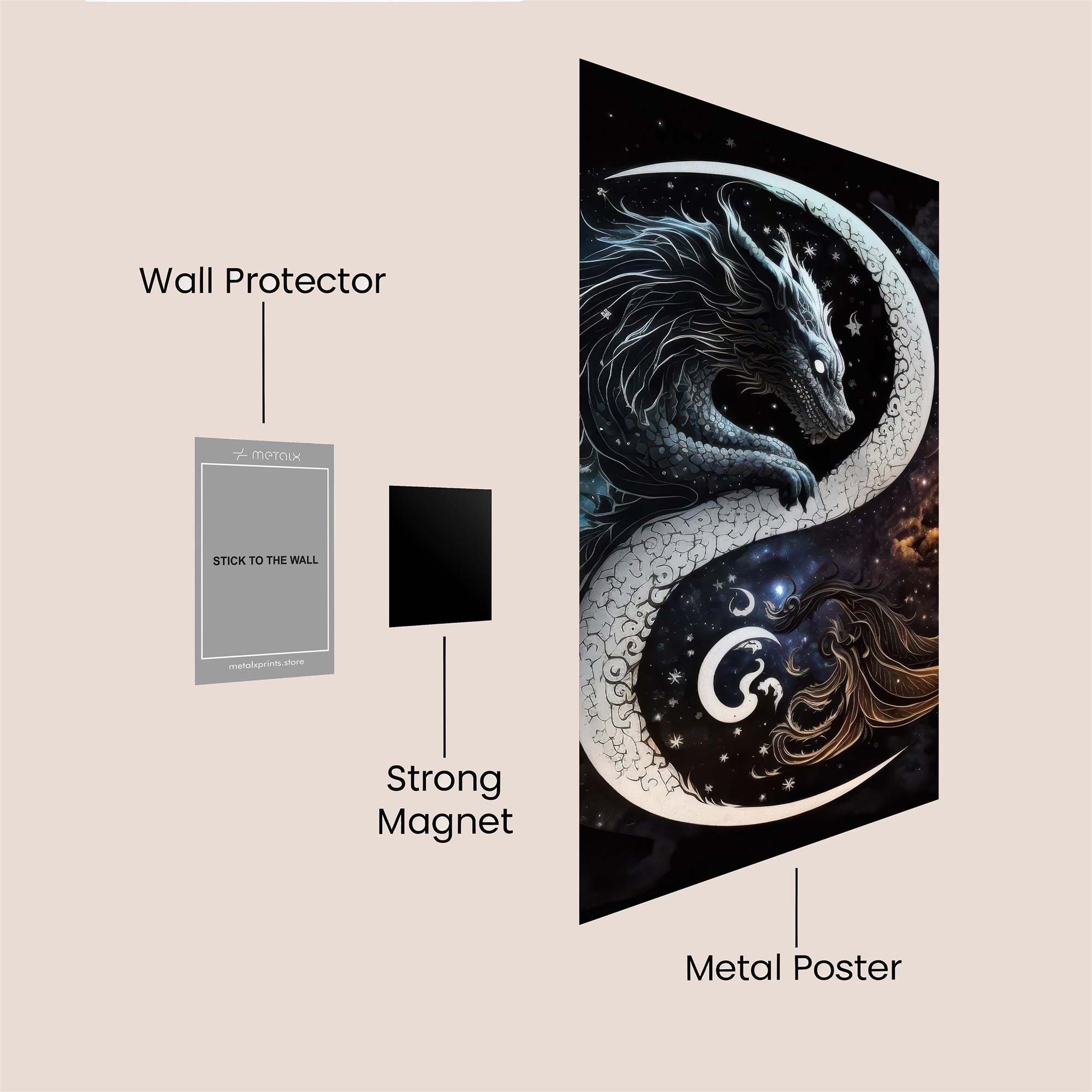 Dragon Harmony Safe Wall Magnetic / M