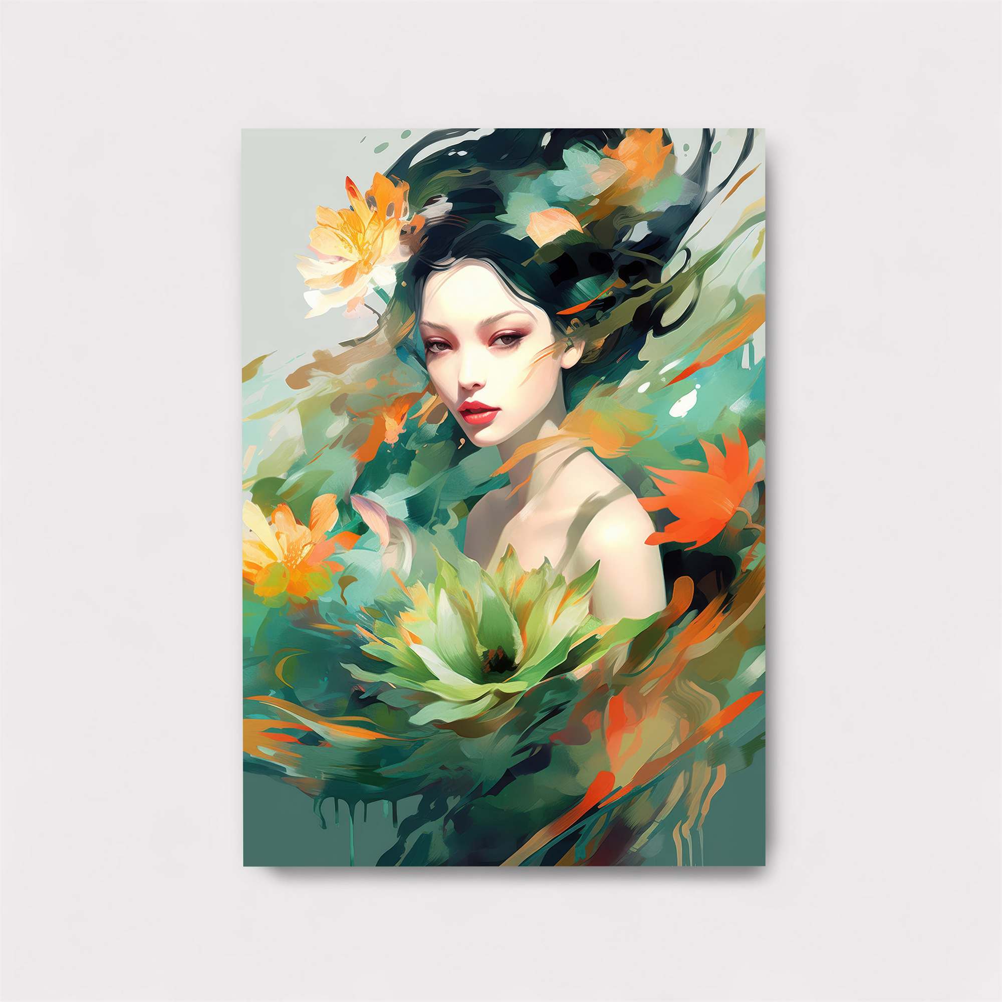 Floral Serenity Safe Wall Magnetic / M