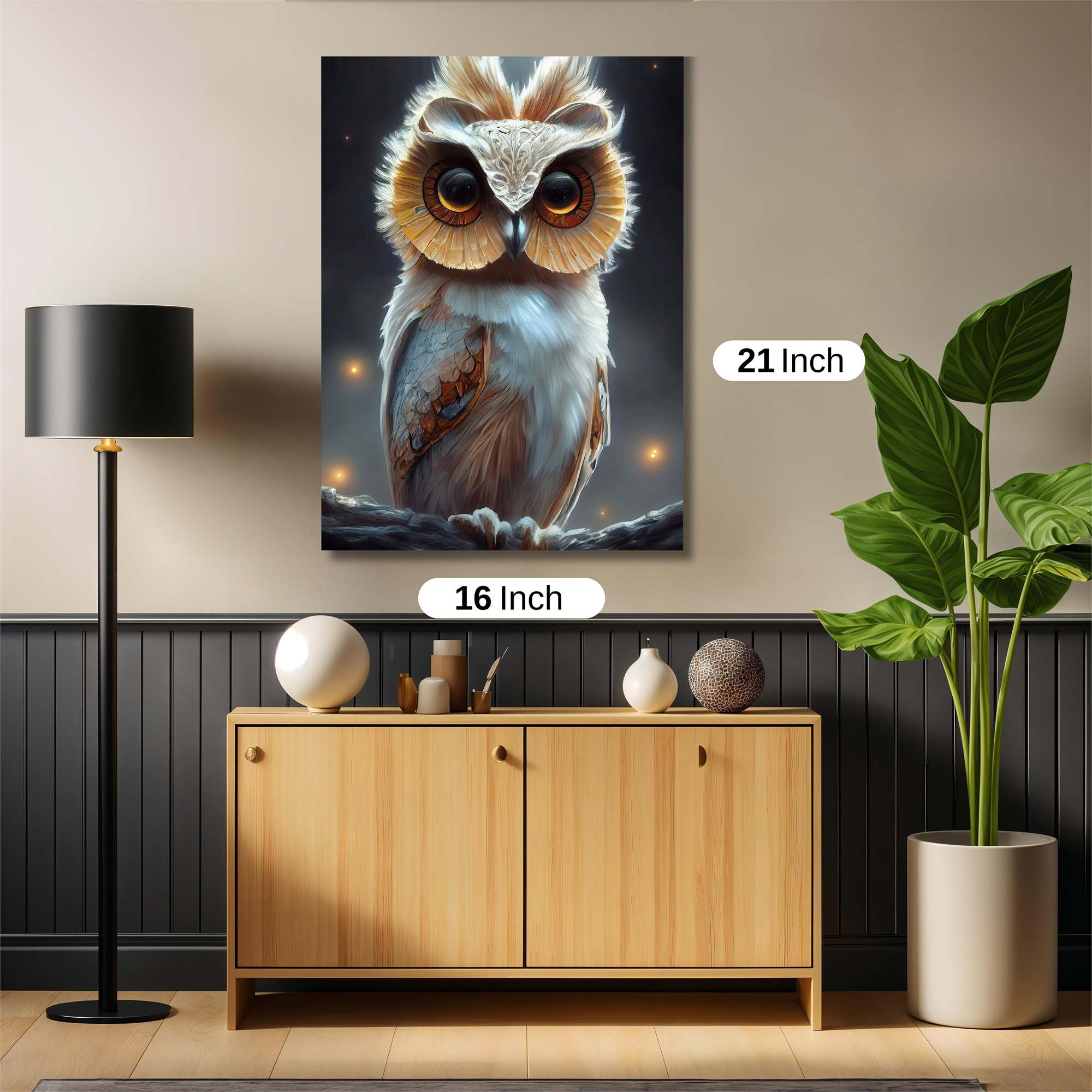 Owl Radiance Safe Wall Magnetic / M