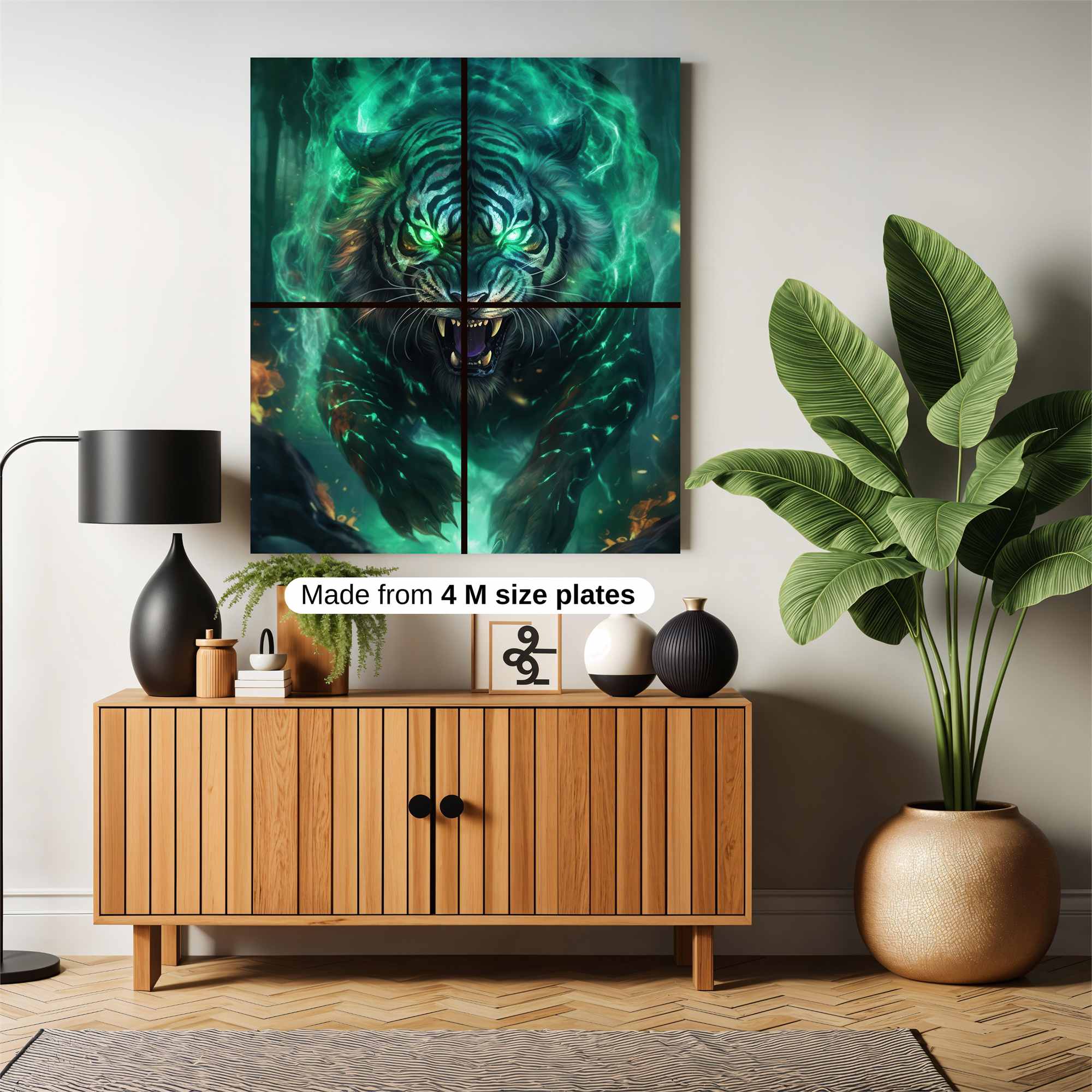 Tiger Enigma Safe Wall Magnetic / M