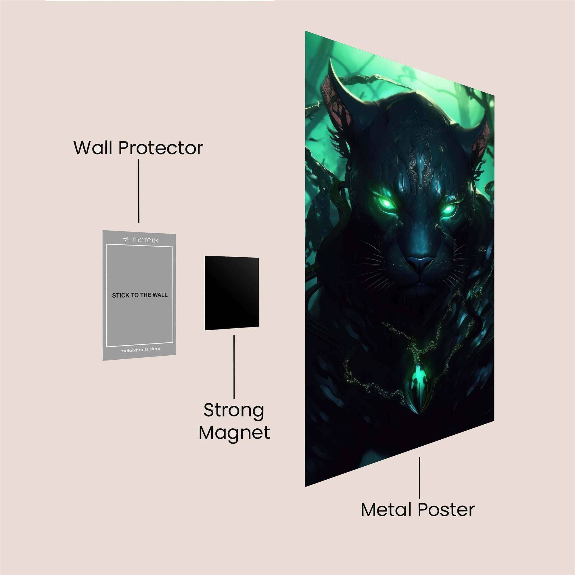 Panther Enigma Safe Wall Magnetic / M