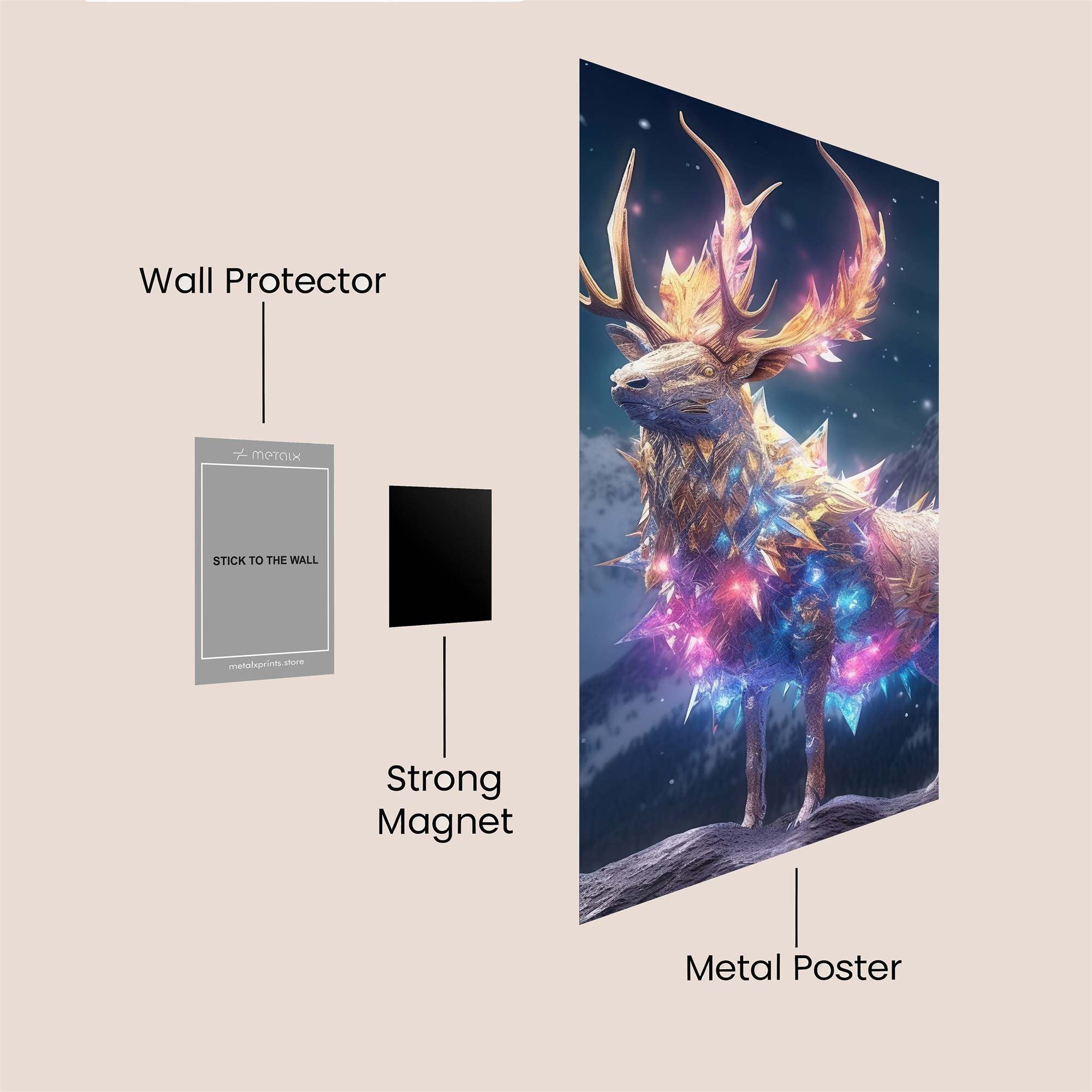 Crystal Majesty Safe Wall Magnetic / M