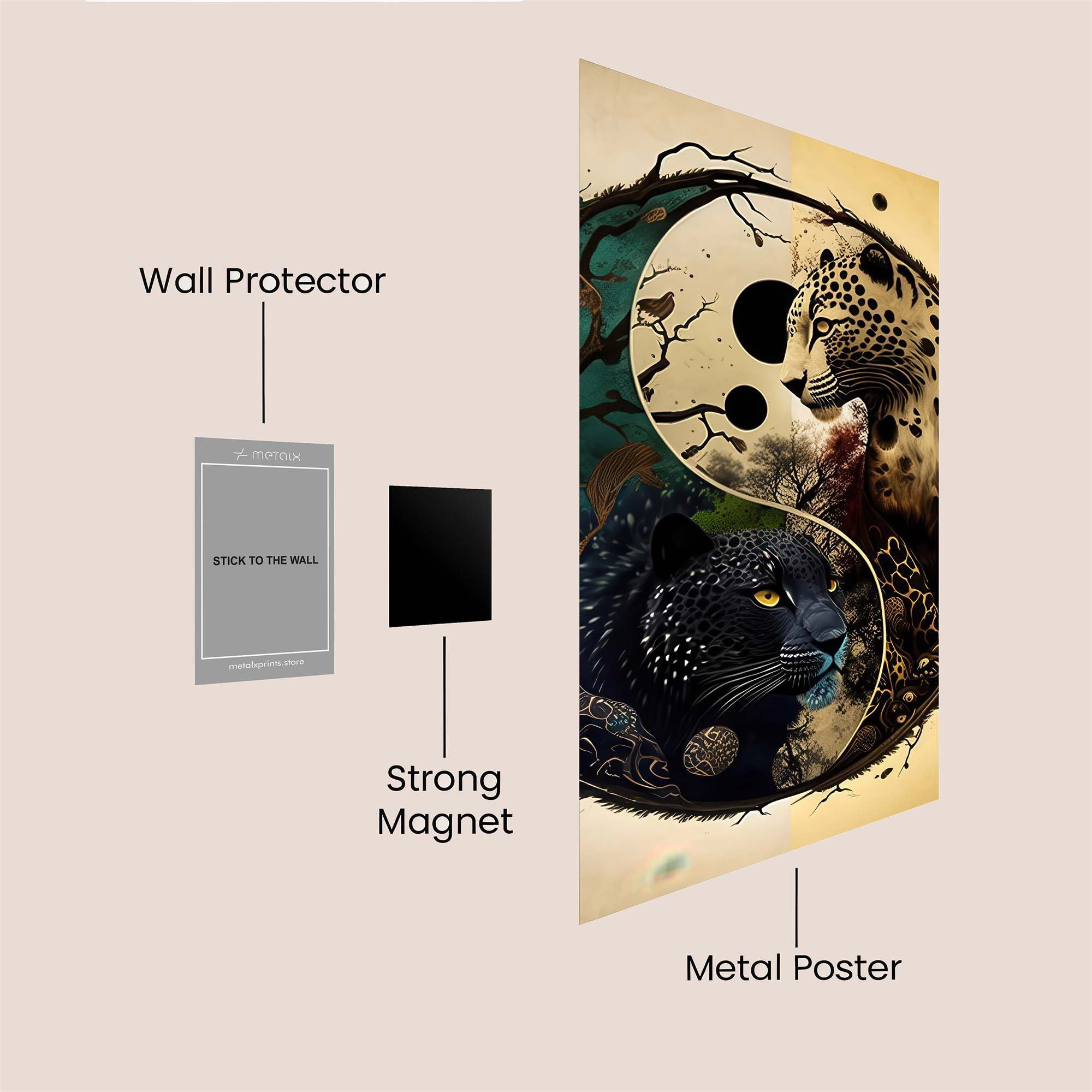 Panther Harmony Safe Wall Magnetic / M