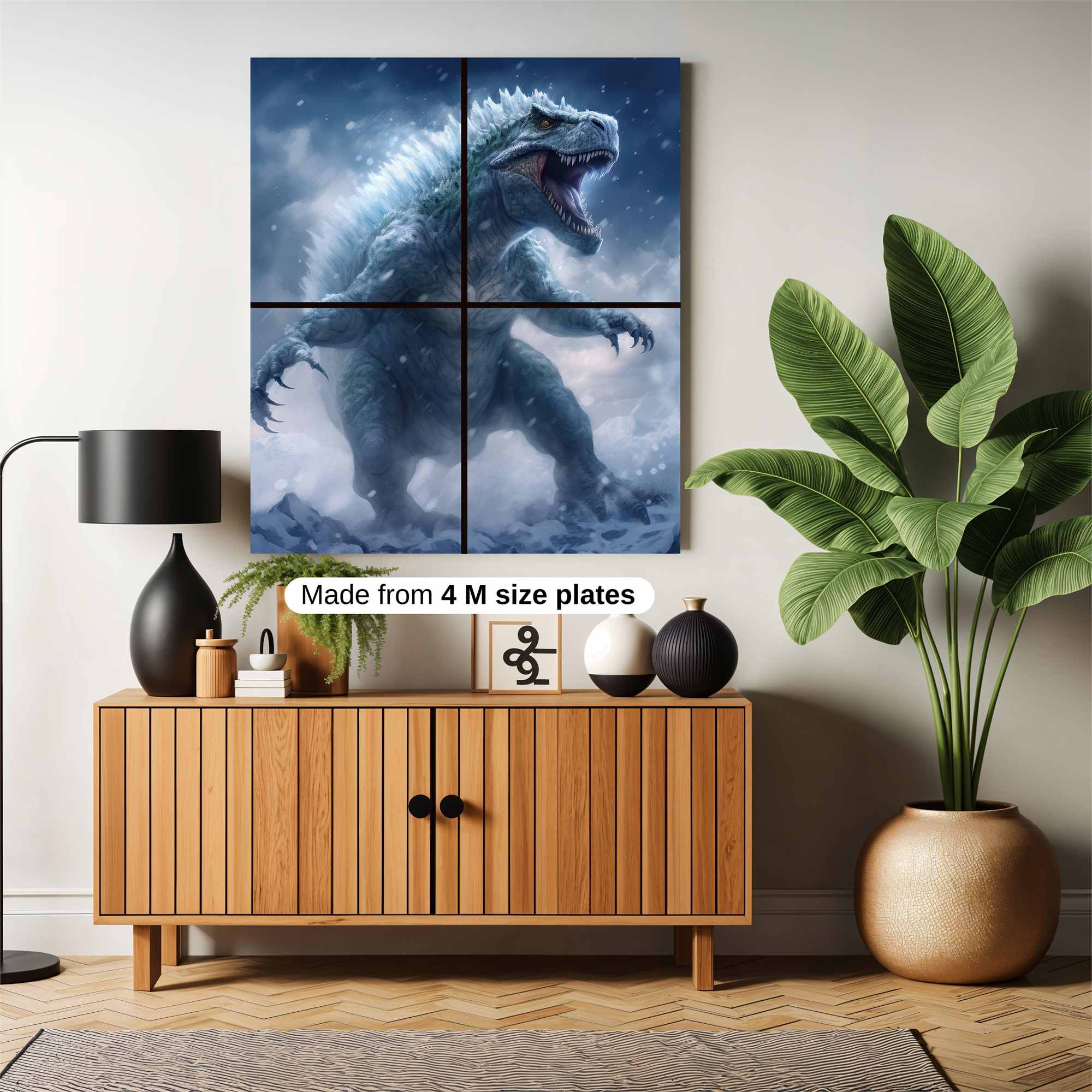 Godzilla Frost Safe Wall Magnetic / M