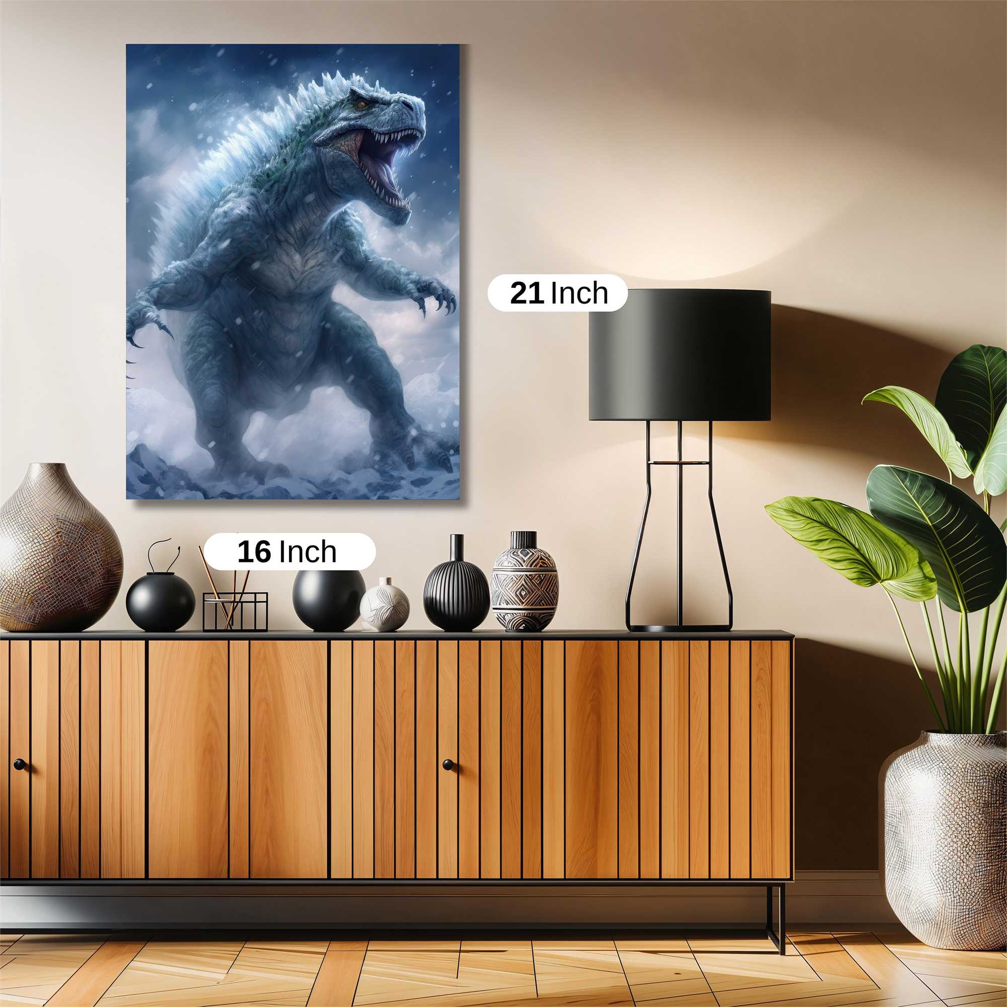 Godzilla Frost Safe Wall Magnetic / M