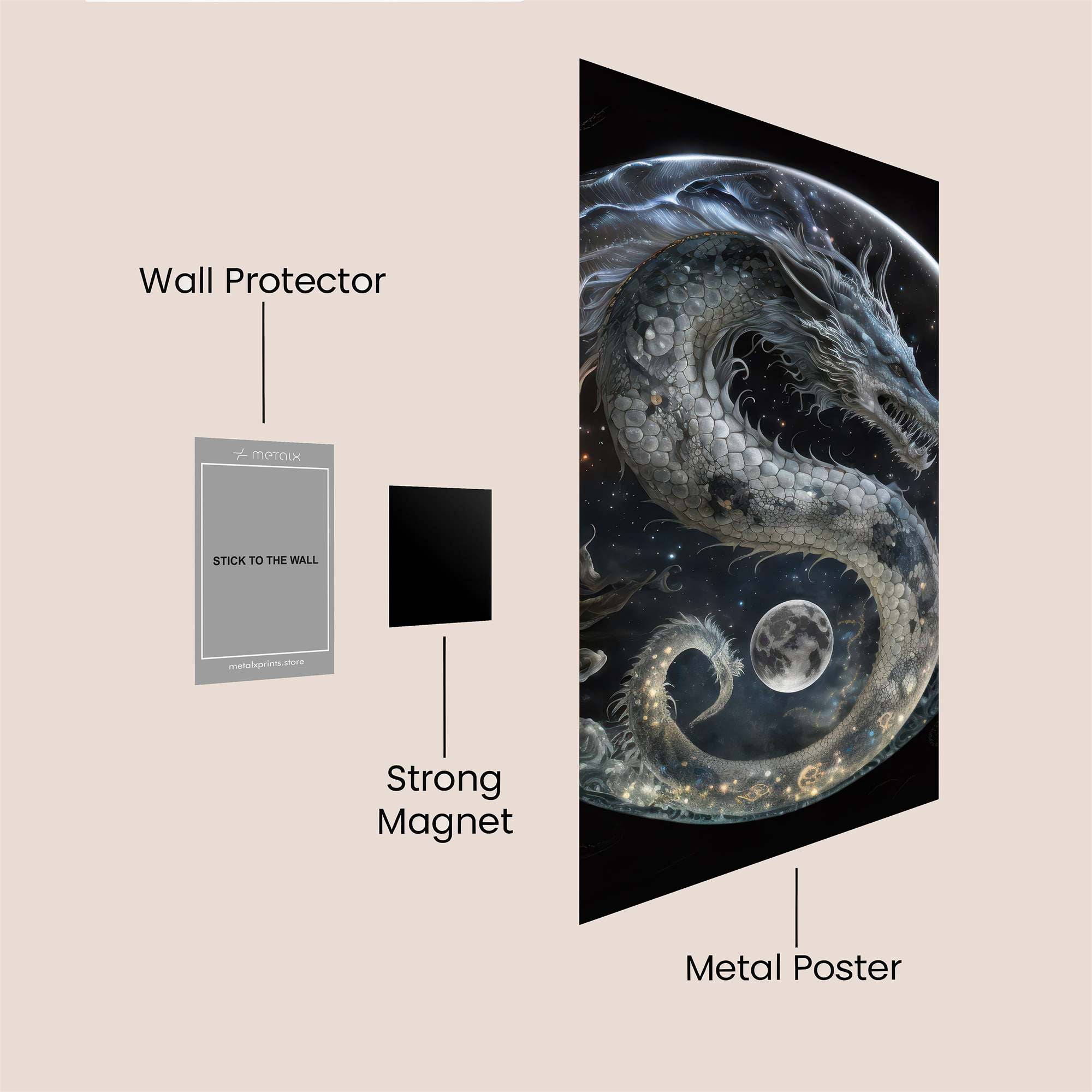 Lunar Serpent Safe Wall Magnetic / M