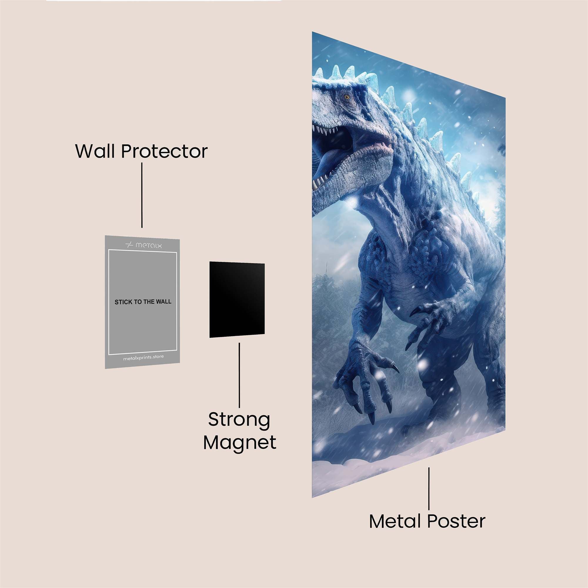 Frostzilla Blizzard Safe Wall Magnetic / M