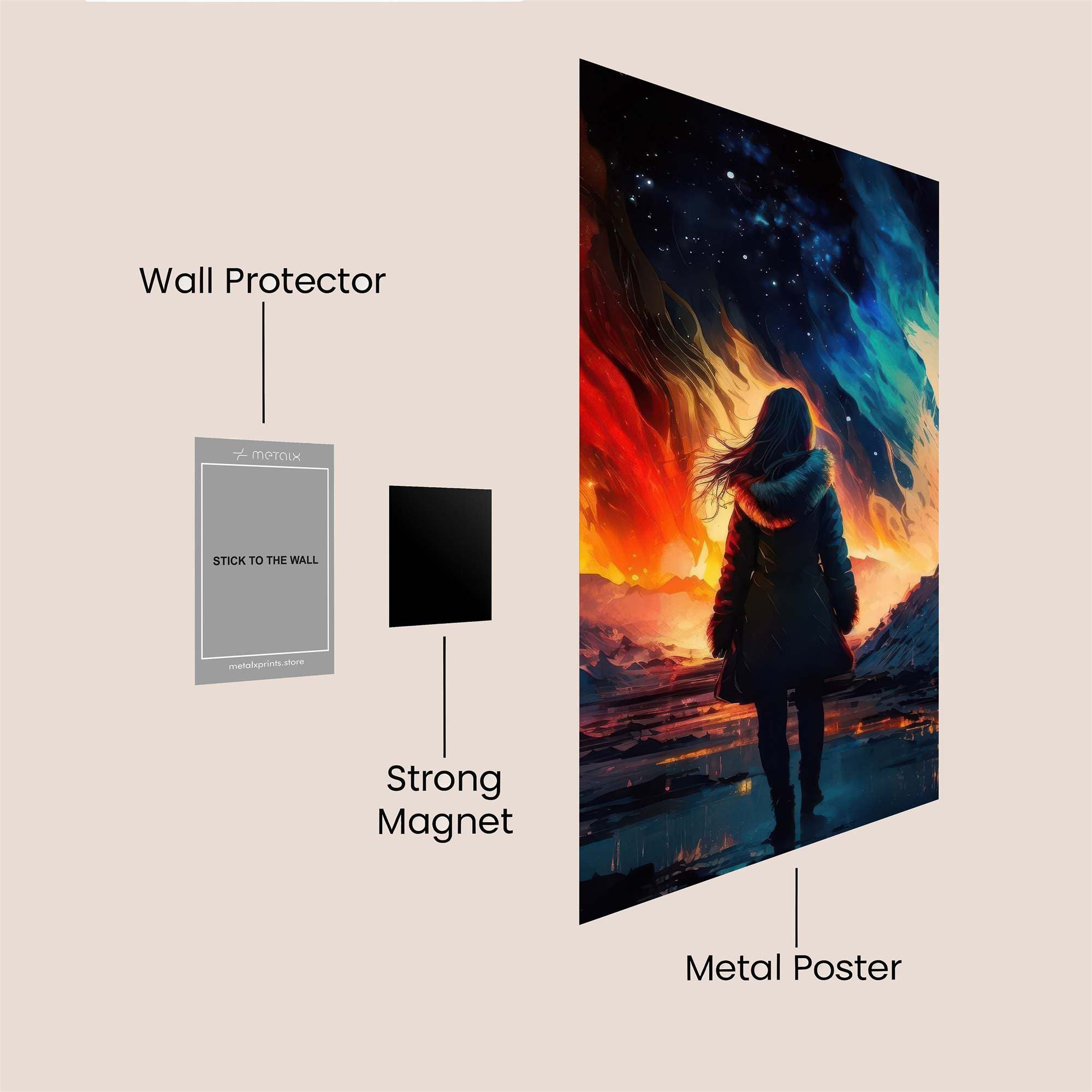 Cosmic Solitude Safe Wall Magnetic / M