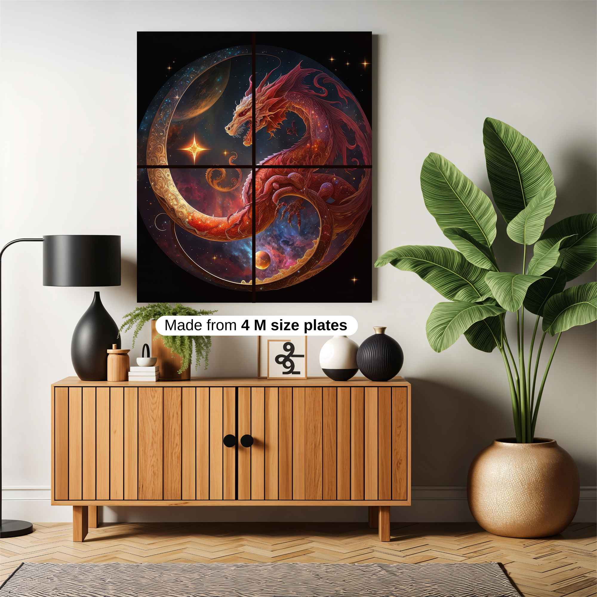 Cosmic Dragon Safe Wall Magnetic / M
