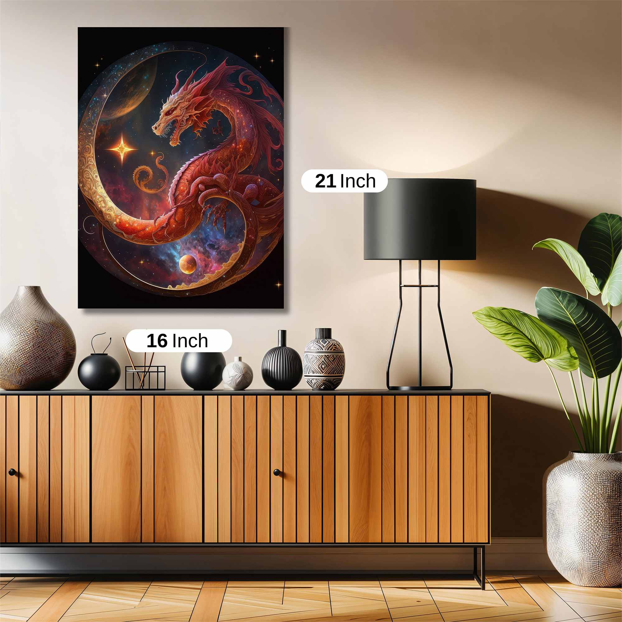 Cosmic Dragon Safe Wall Magnetic / M