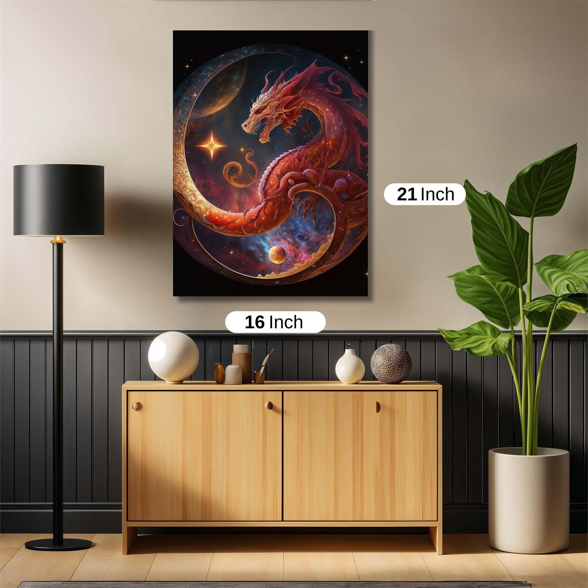 Cosmic Dragon Safe Wall Magnetic / M