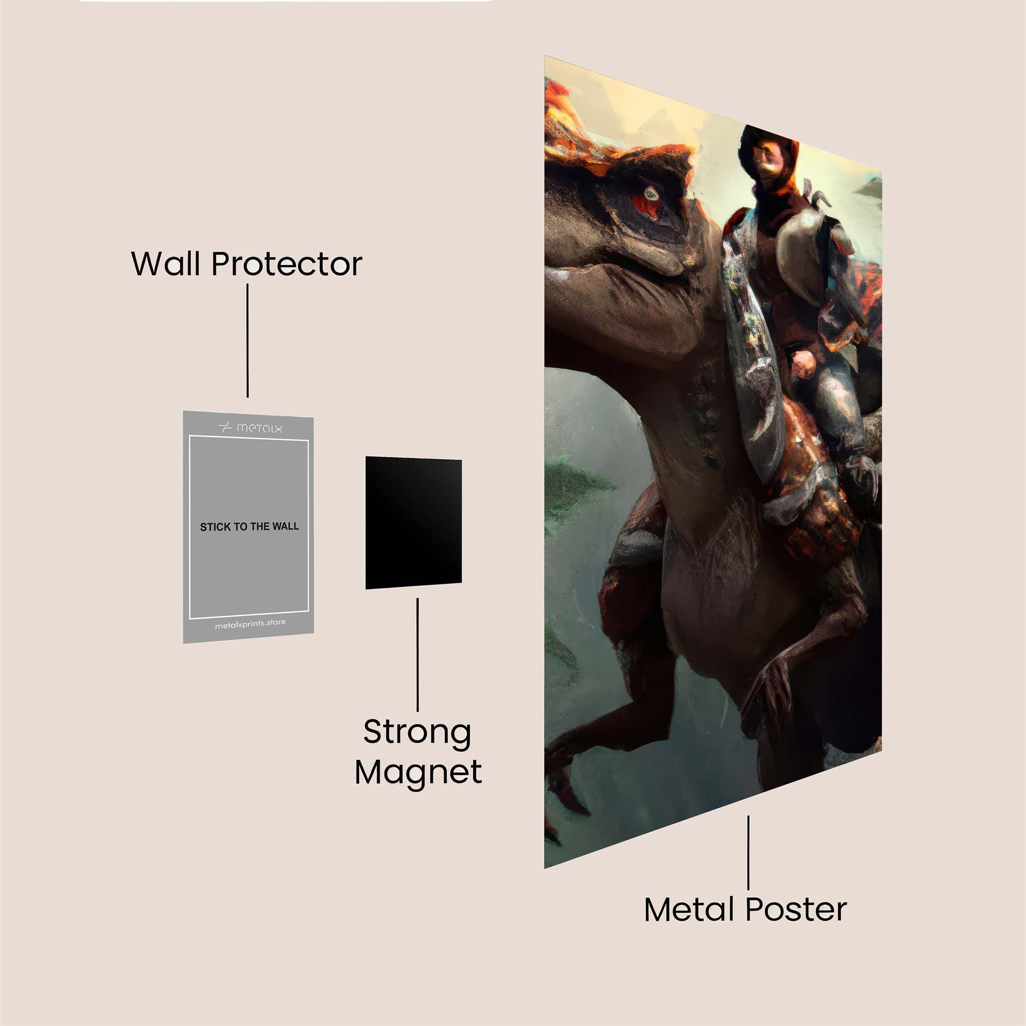 Dino Adventure Safe Wall Magnetic / M