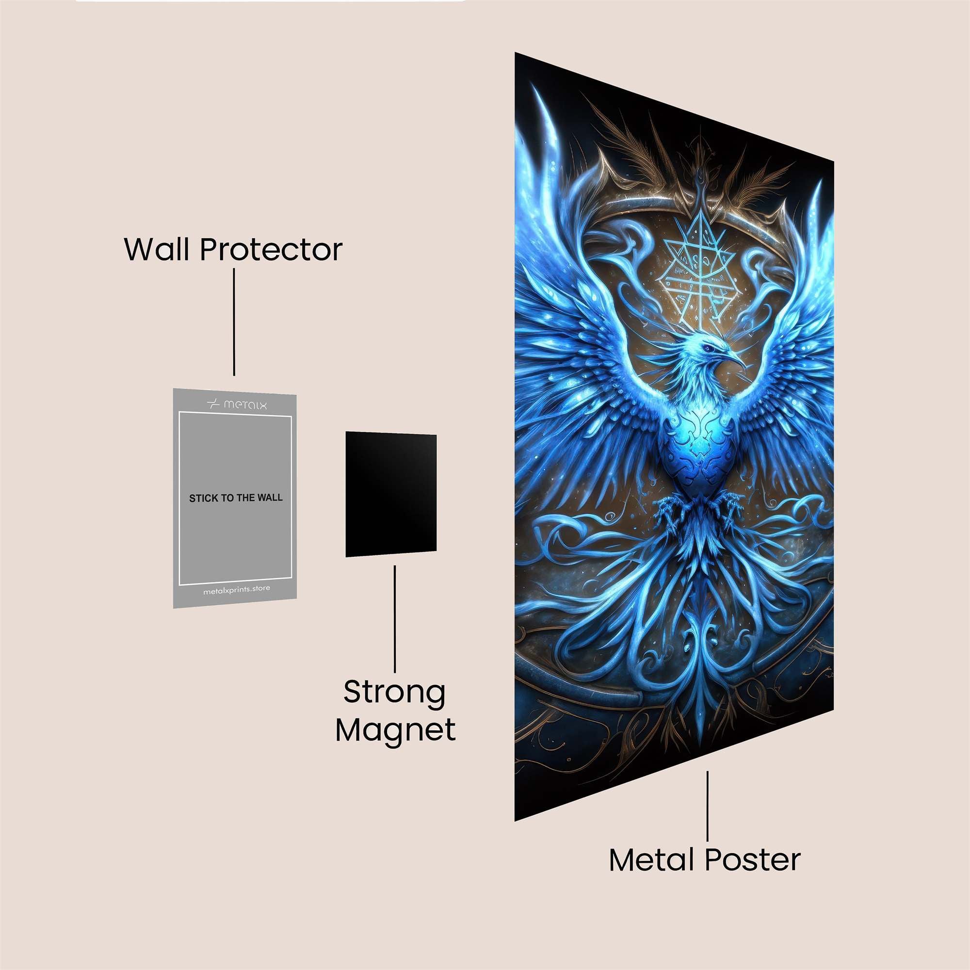 Phoenix Majestic Safe Wall Magnetic / M