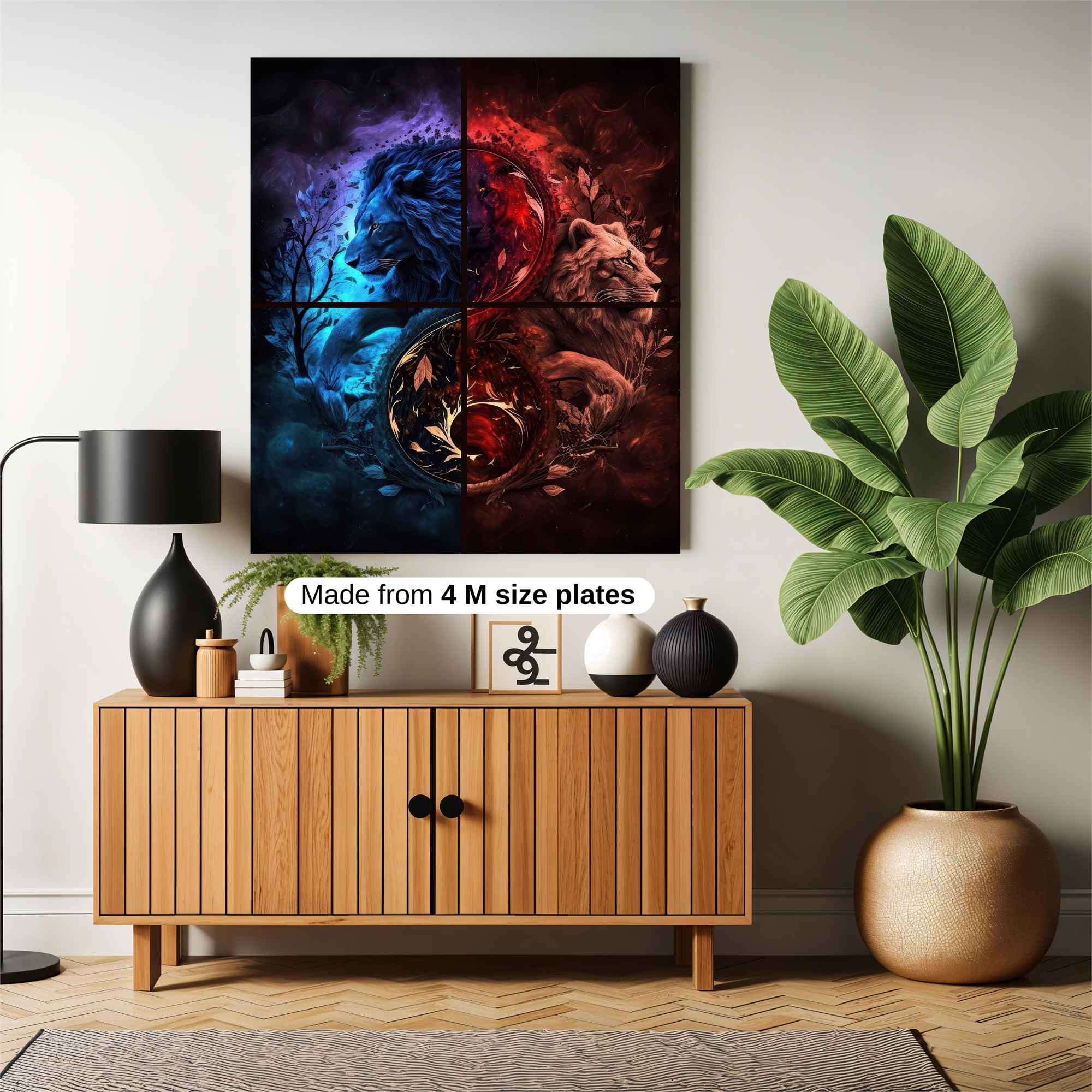 Lions Duality Safe Wall Magnetic / M