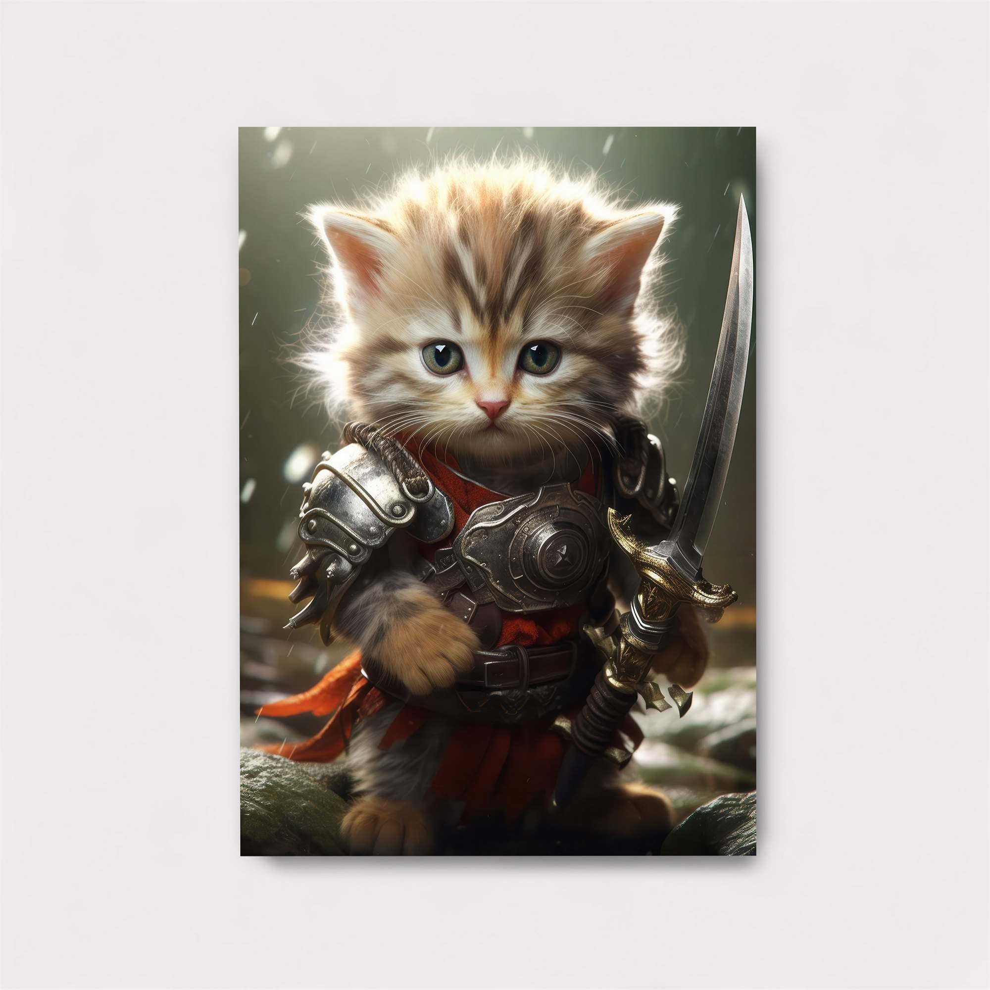 Kitten Warrior Safe Wall Magnetic / M