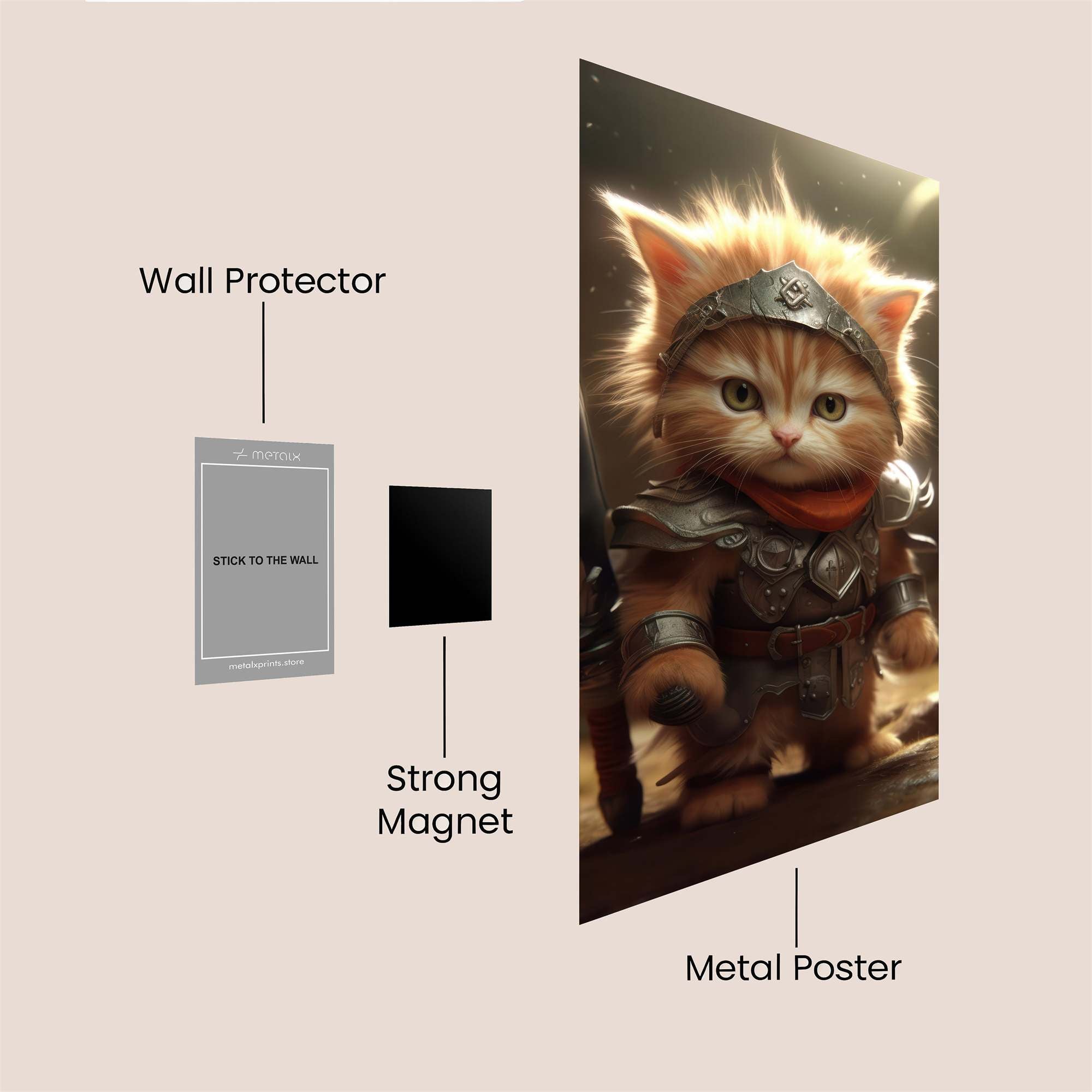 Knightly Valor Safe Wall Magnetic / M
