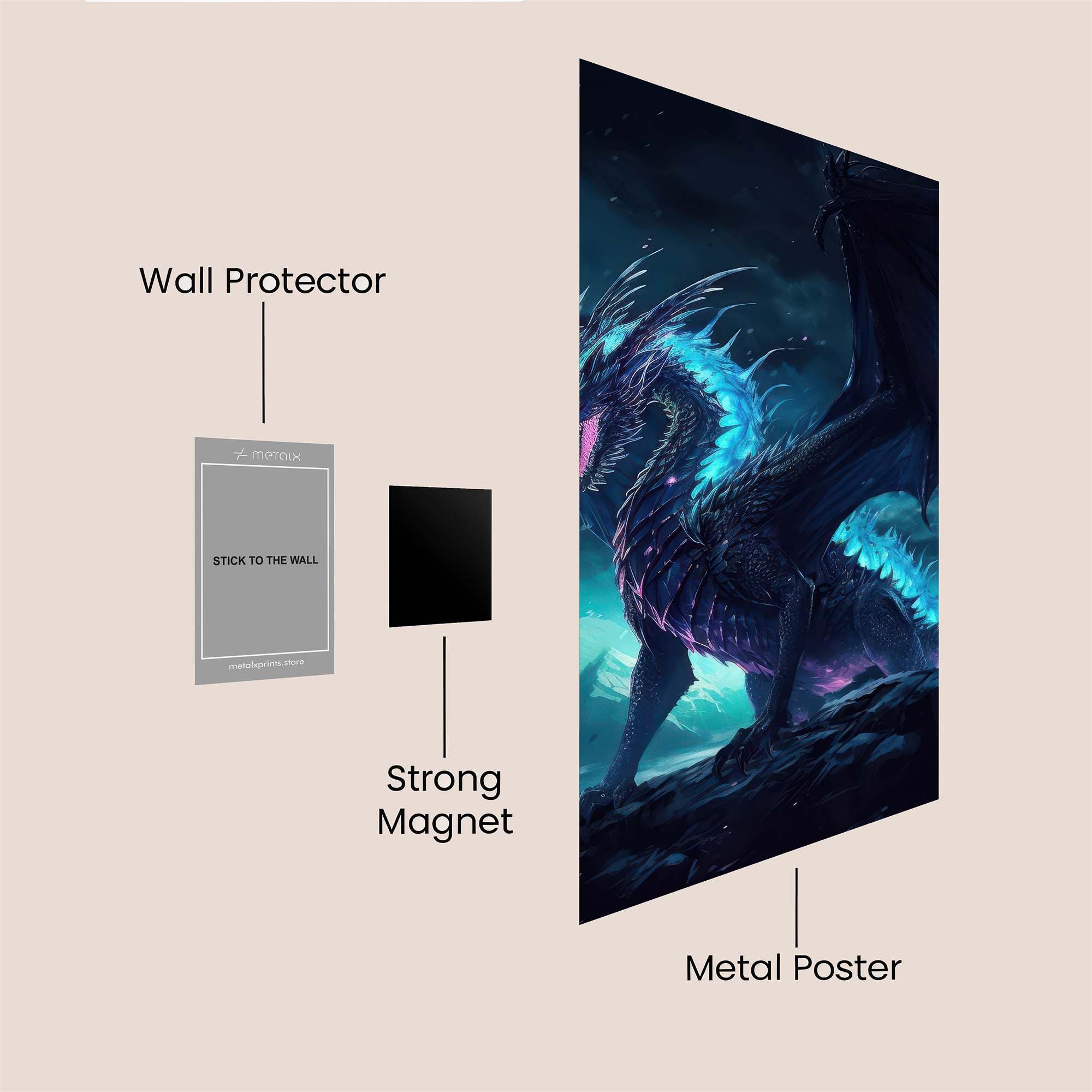 Dragon Radiance Safe Wall Magnetic / M