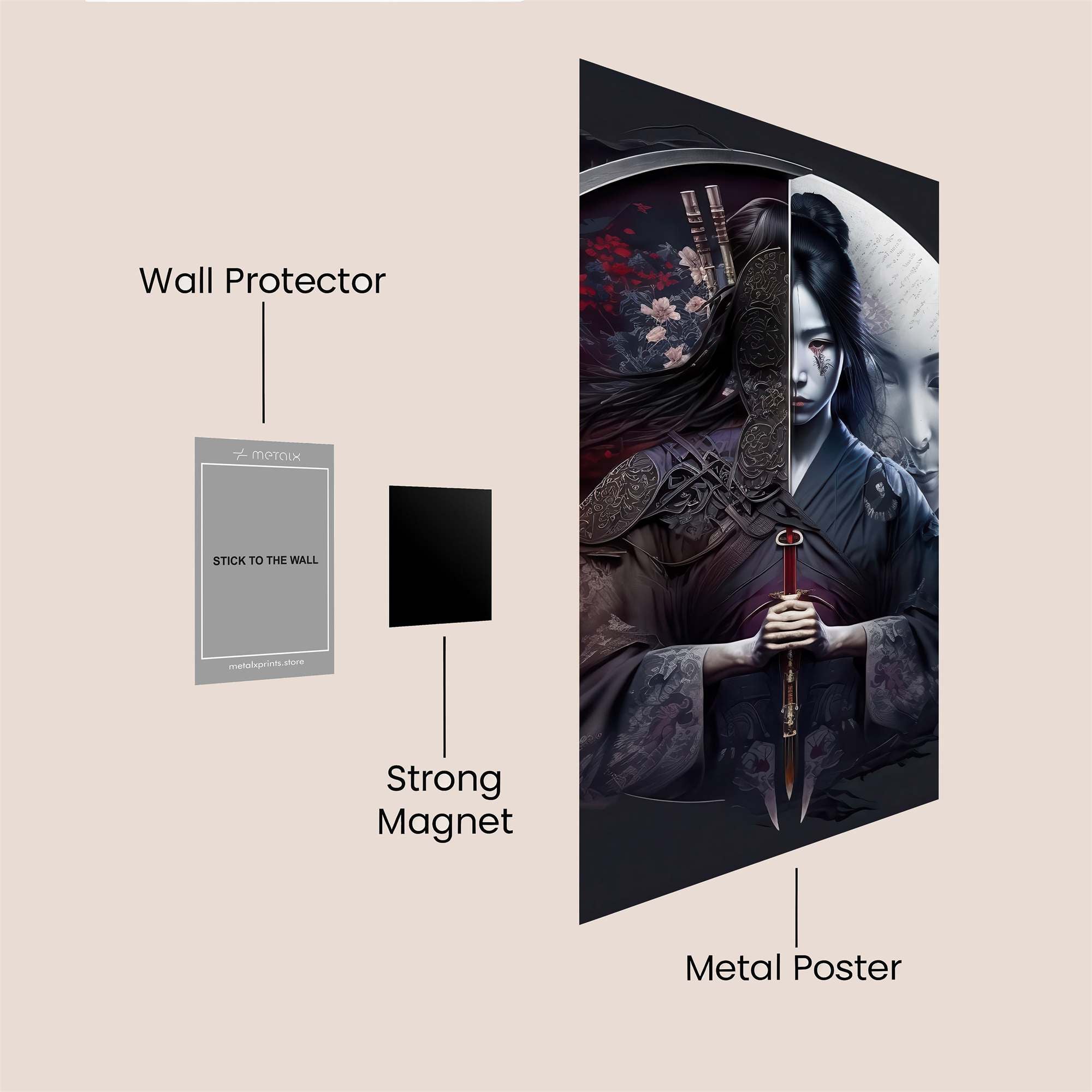 Samurai Serenity Safe Wall Magnetic / M