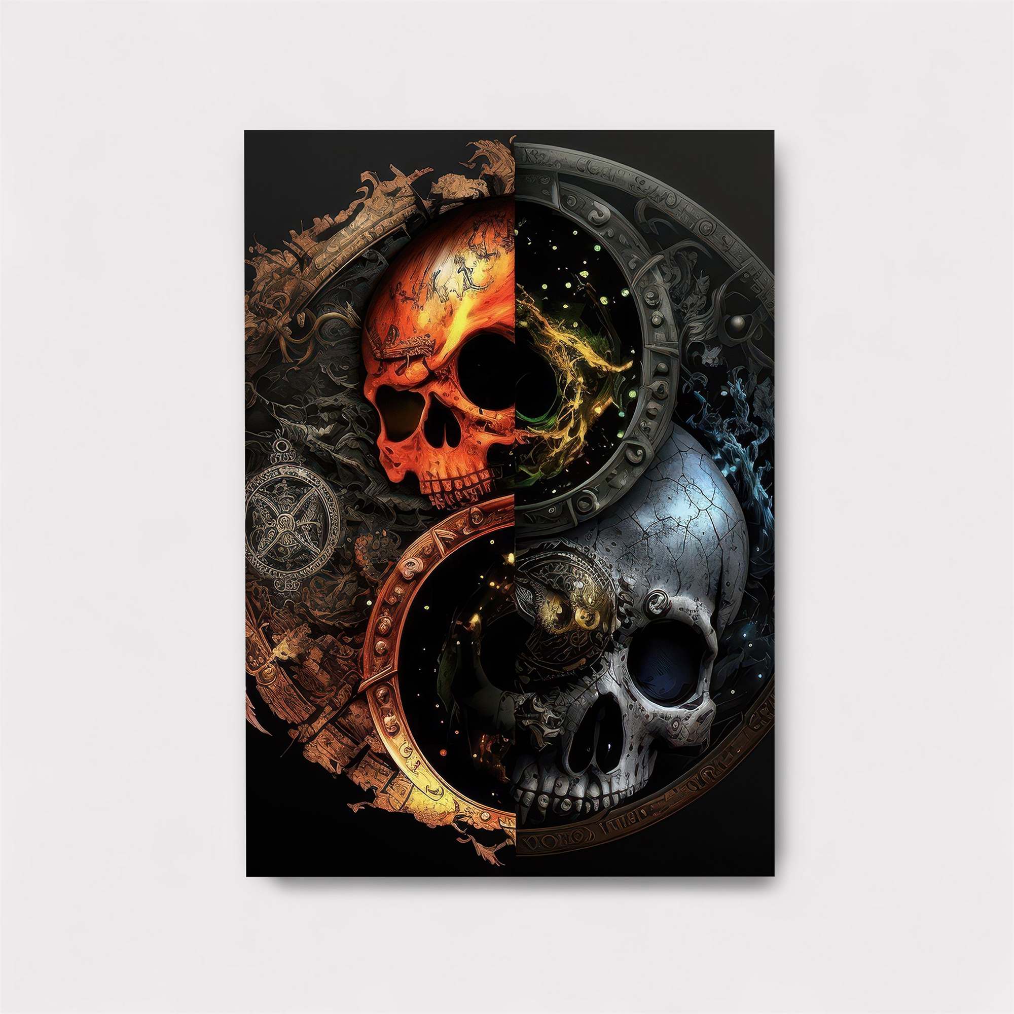 Skull Duality Safe Wall Magnetic / M