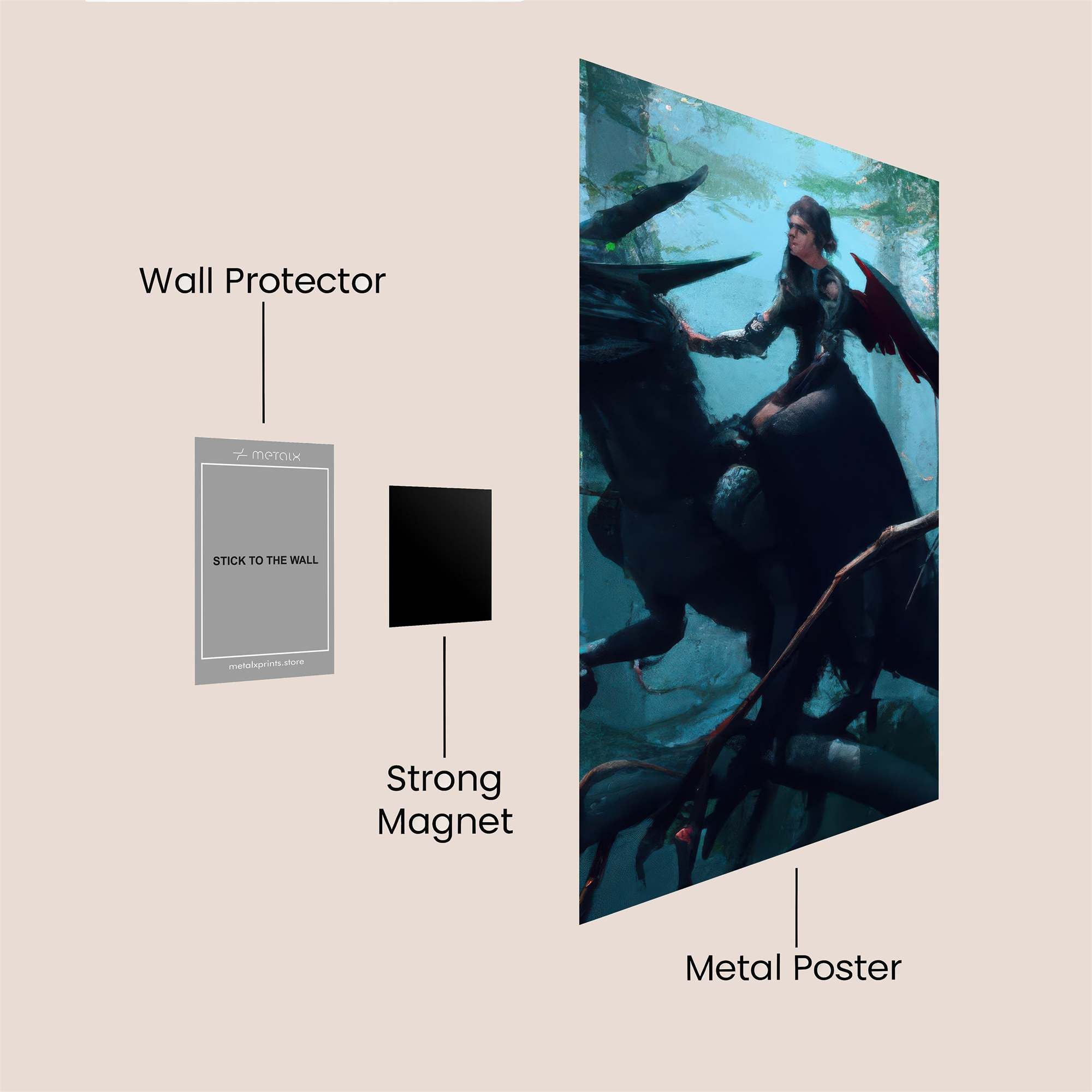 Dragon Serenity Safe Wall Magnetic / M